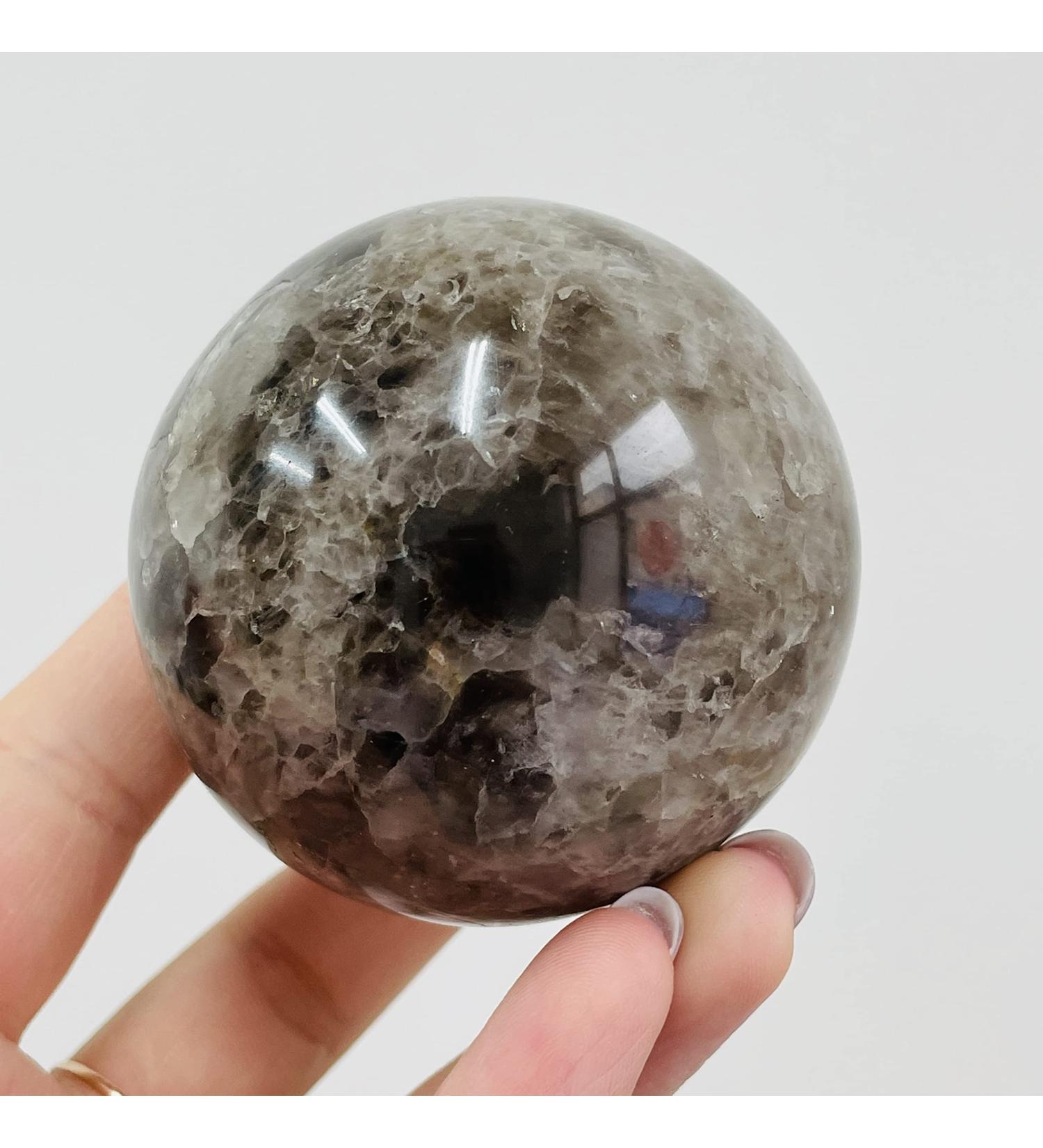 Crystal Natural Soot Stone Sphere Quartz Crystals Stones Home Decoration Can be Used for JZIGTDEM - Buy Online on GoSupps.com