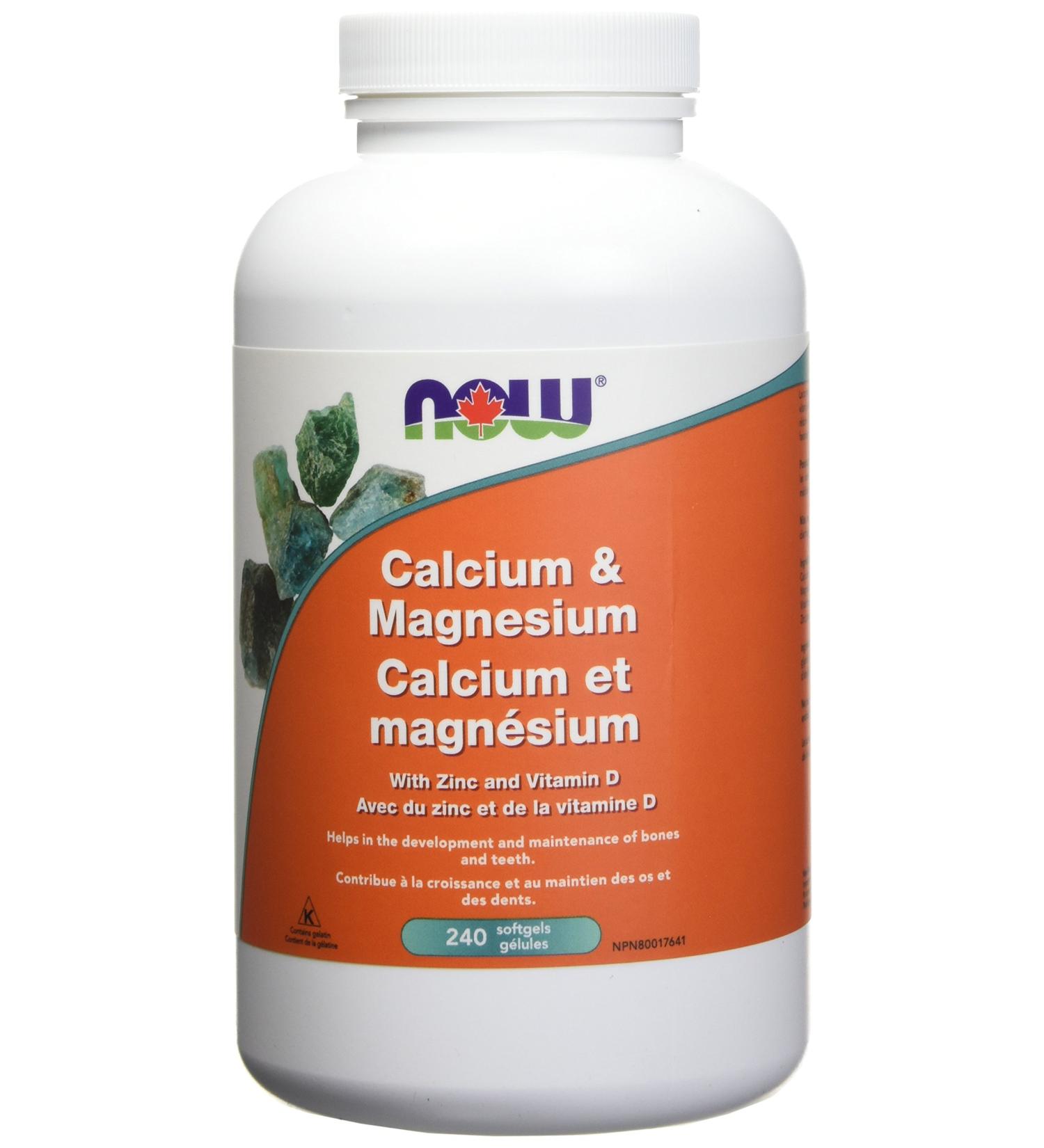 Now Foods Cal-Mag + D Softgels 240gel - Buy Online on GoSupps.com