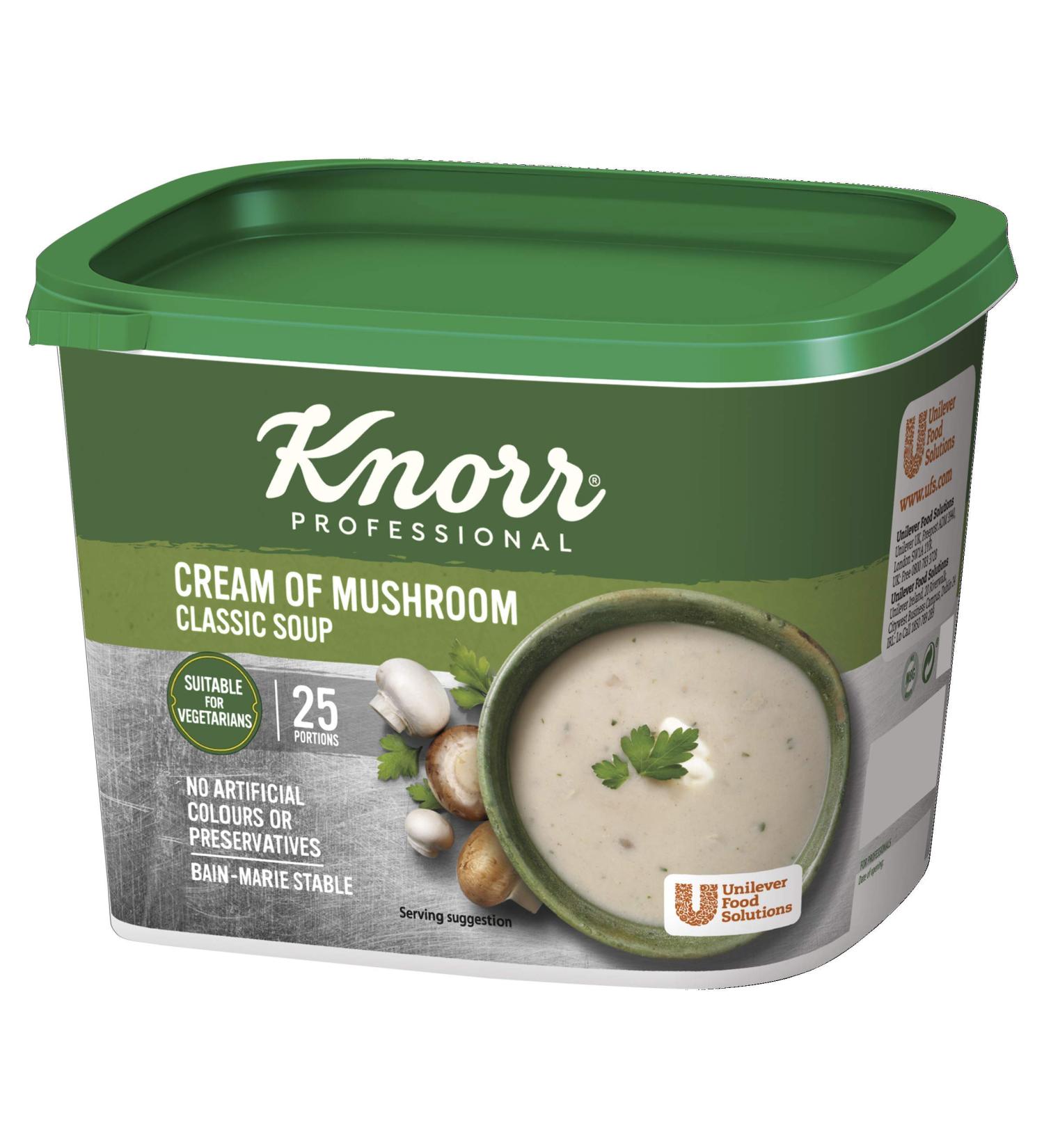 Knorr Classic Cream Of Mushroom Soup Mix 425g - 25 Portions | 19738401 | Pack of 1 - Buy Online on GoSupps.com