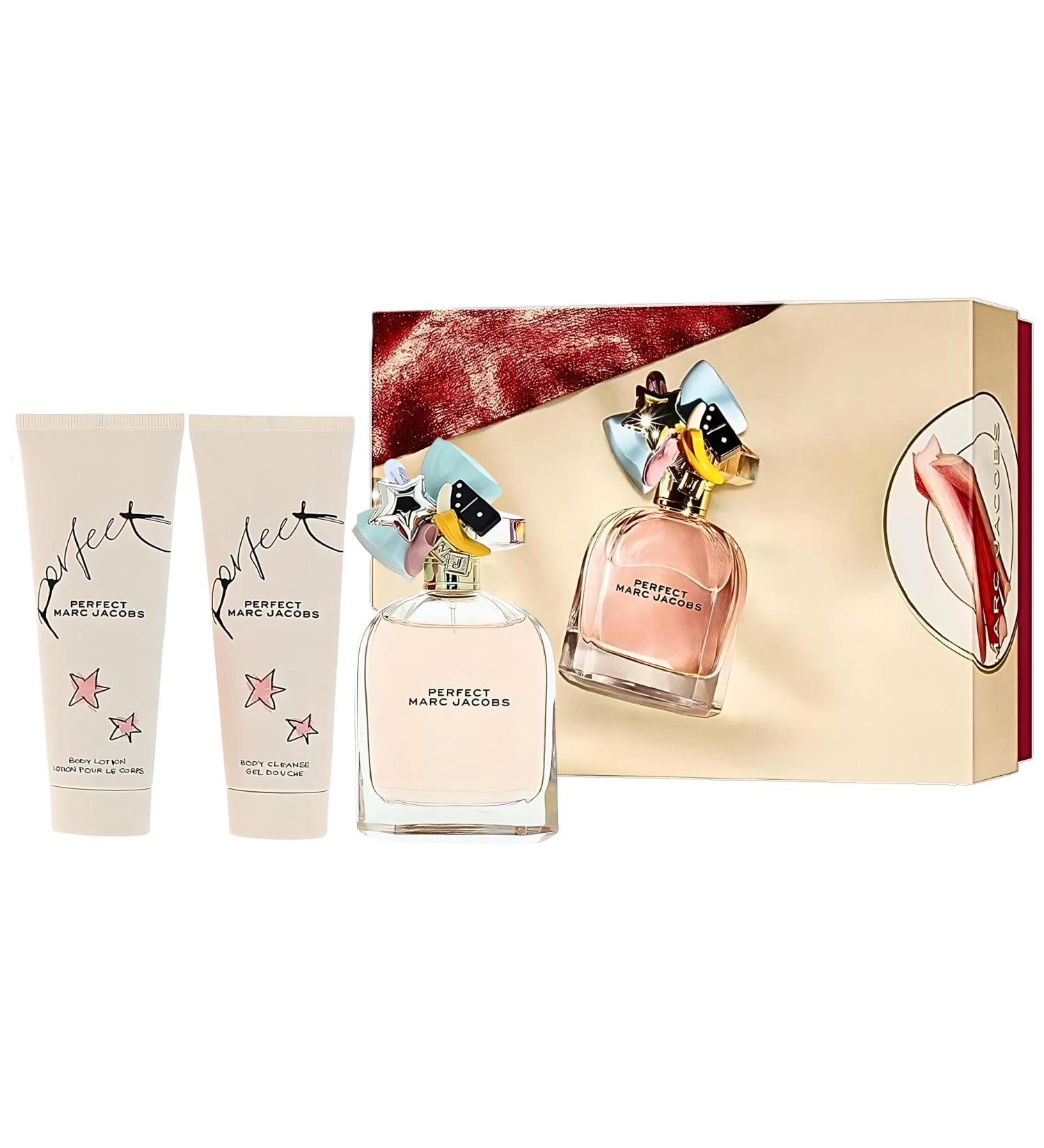 Marc Jacobs Perfect 3 Piece Gift Set for Women Floral - Buy Online on GoSupps.com