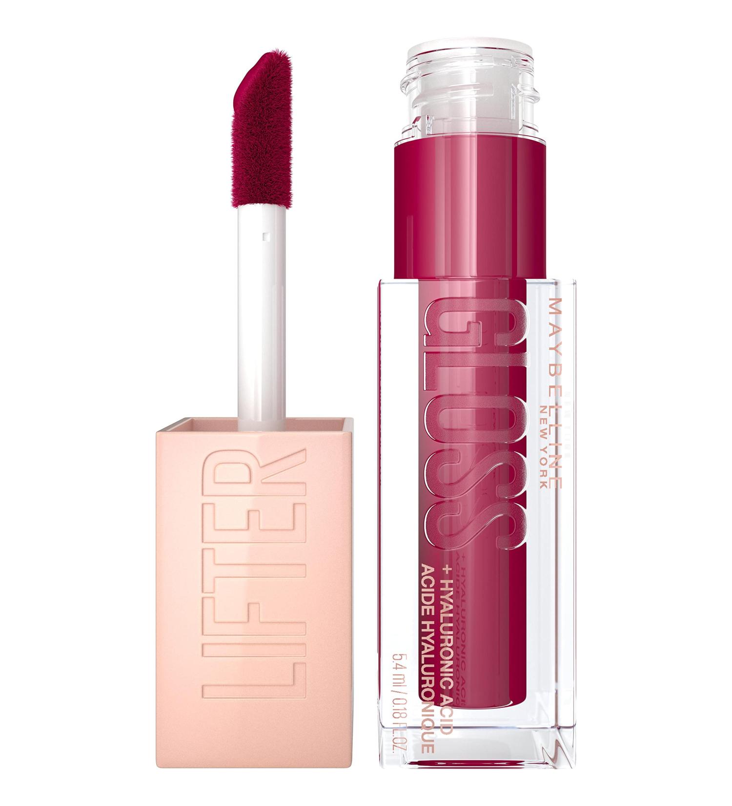 Maybelline New York Lifter Gloss 025 Taffy - Moisturizing Hyaluronic Acid Lip Gloss for Full-Looking Lips (5.4ml) - Buy Online on GoSupps.com