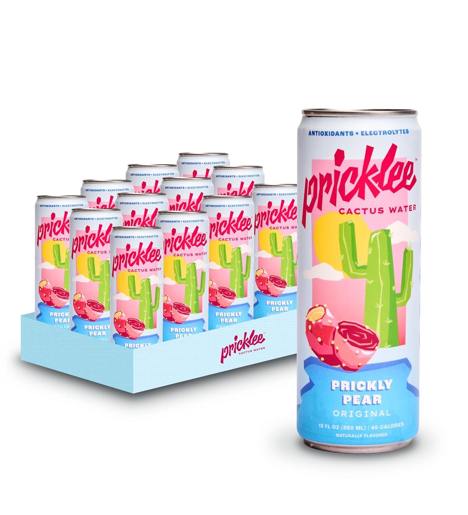 Pricklee Cactus Water | Antioxidant-Packed Hydration with Low Sugar & No Caffeine - Buy Online on GoSupps.com