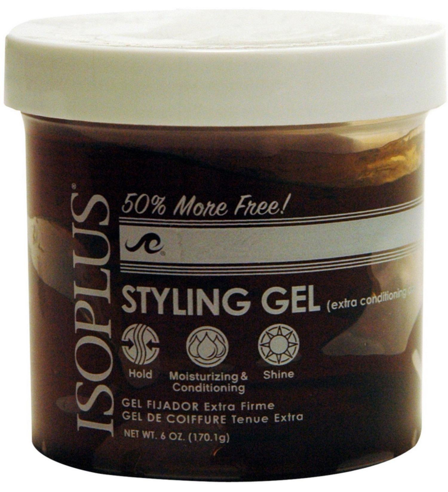 Isoplus Extra Conditioning Dark Hold Styling Gel 6 Oz