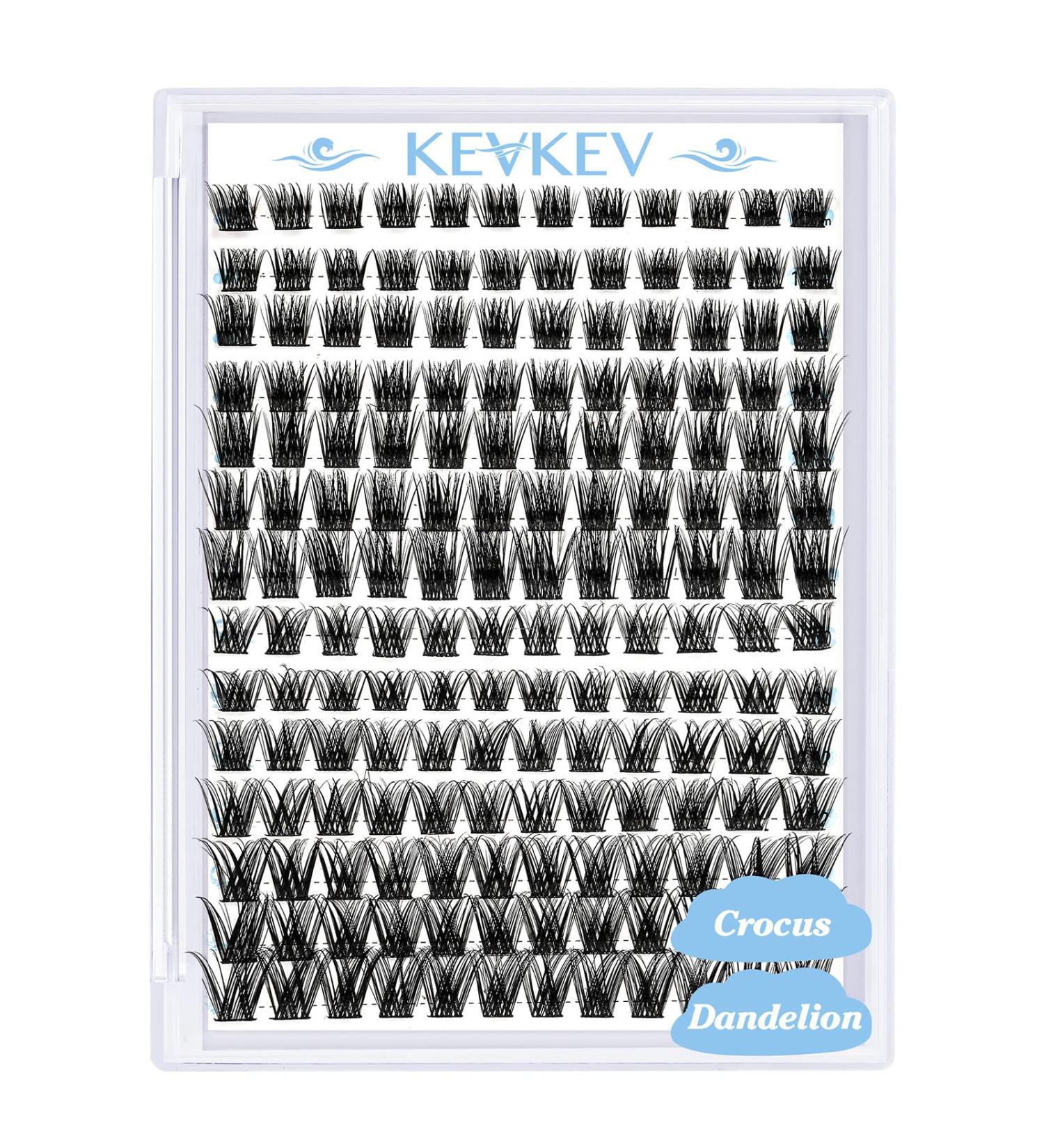 Lash Clusters 168 Pcs Thin Band Soft Eyelash Extensions D-Mix (10-16mm) Crocus & Dandelion - Buy Online on GoSupps.com