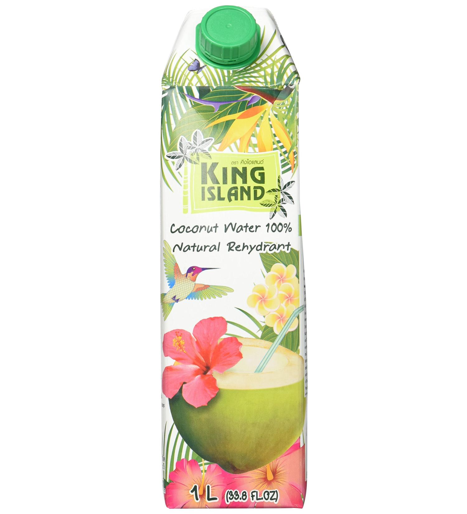 Buy King Island Coconut Water 12 Pack (12 x 1L) - Refreshing Natural Hydration | International Shipping Available - Buy Online on GoSupps.com