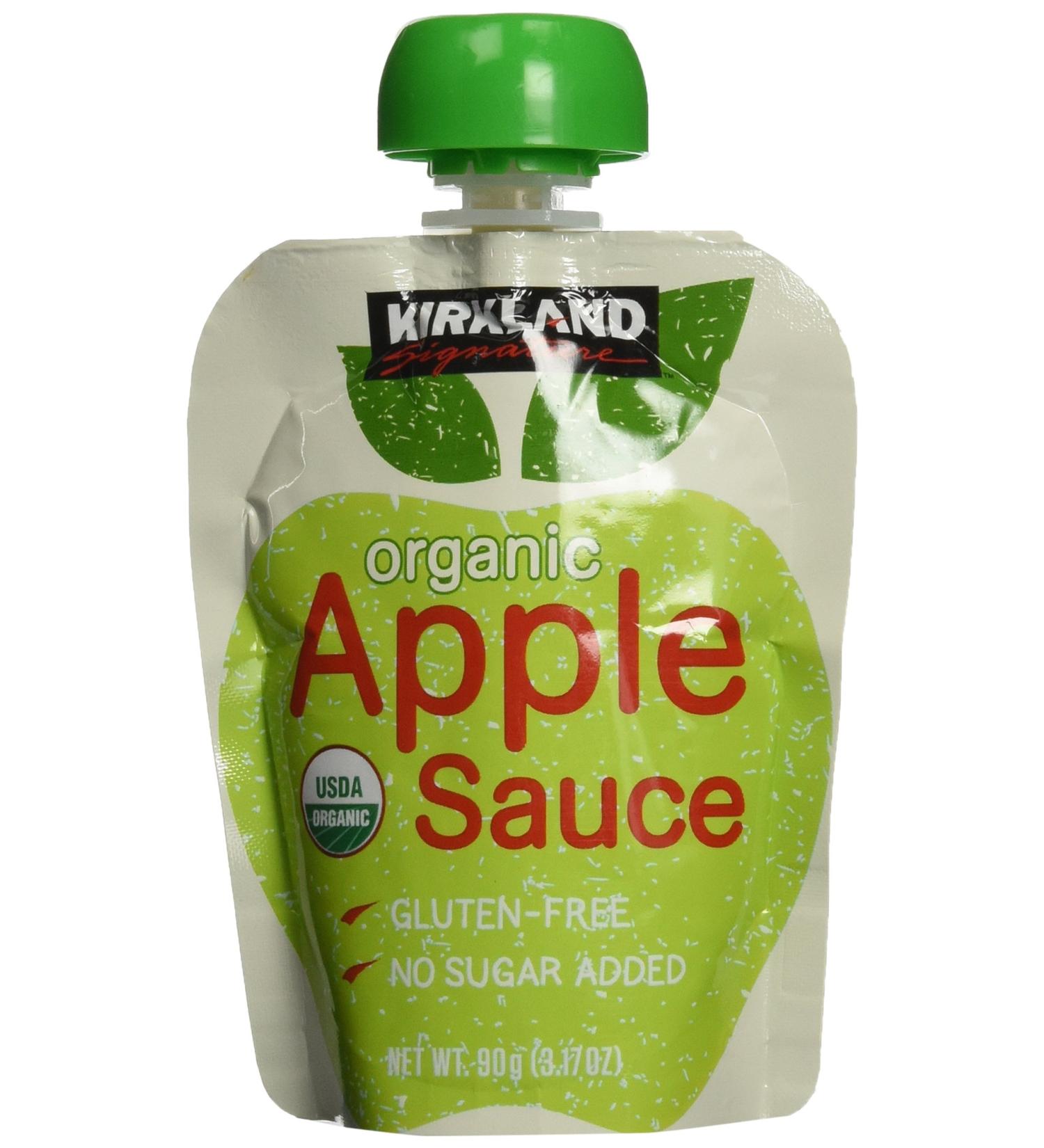 Kirkland Signature Organic Applesauce 3.17 oz (24-Pack) - Buy Online Today! - Buy Online on GoSupps.com