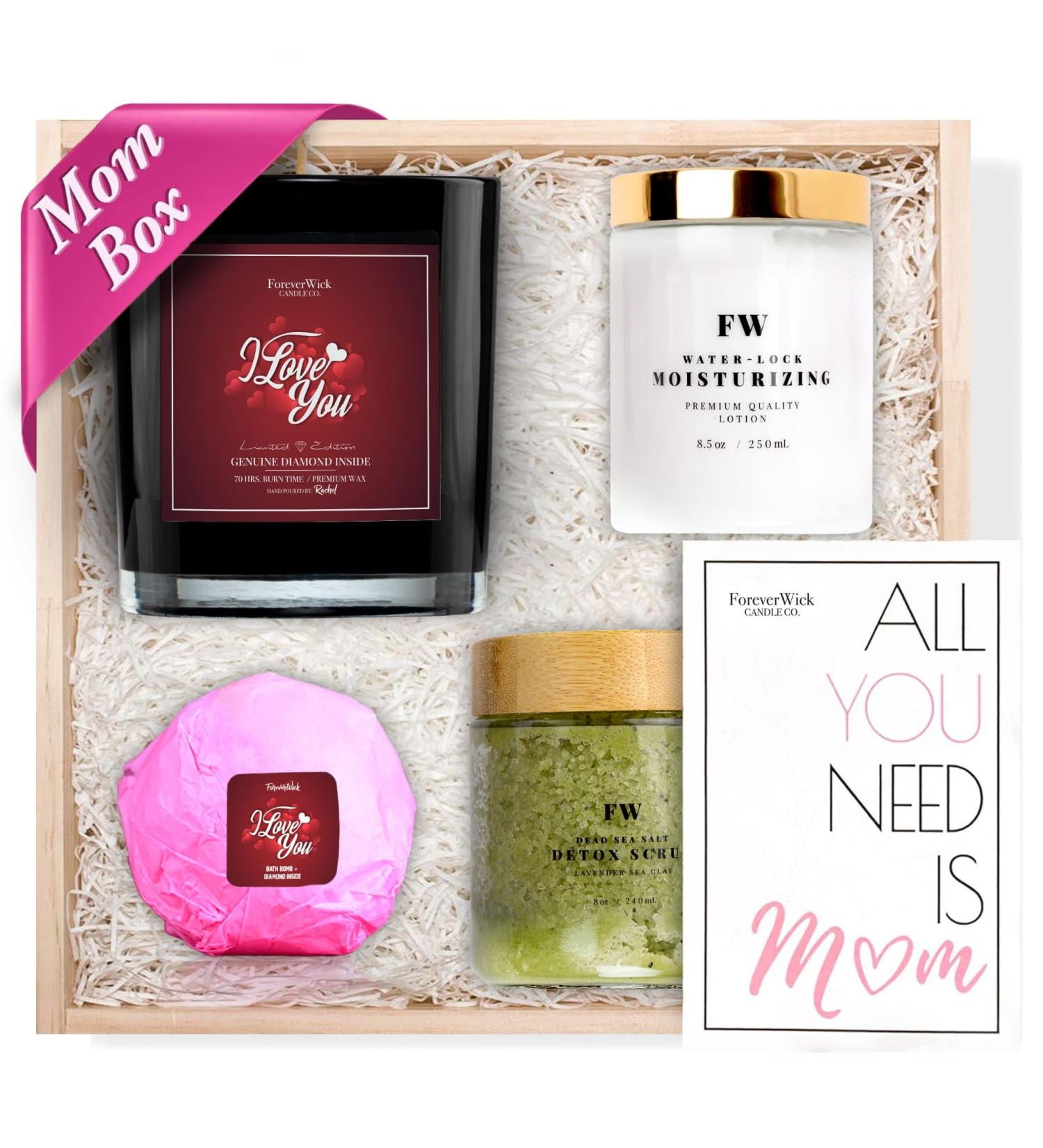 Foreverwick I Love You Mother s Day Gift Set | Perfect Sweet Gifts for Mom Grandma & Sister | Beautiful Mother's Day Candle | Ideal Birthday Valentine s & Christmas Gifts | Spa Gifts for Women - Buy Online on GoSupps.com