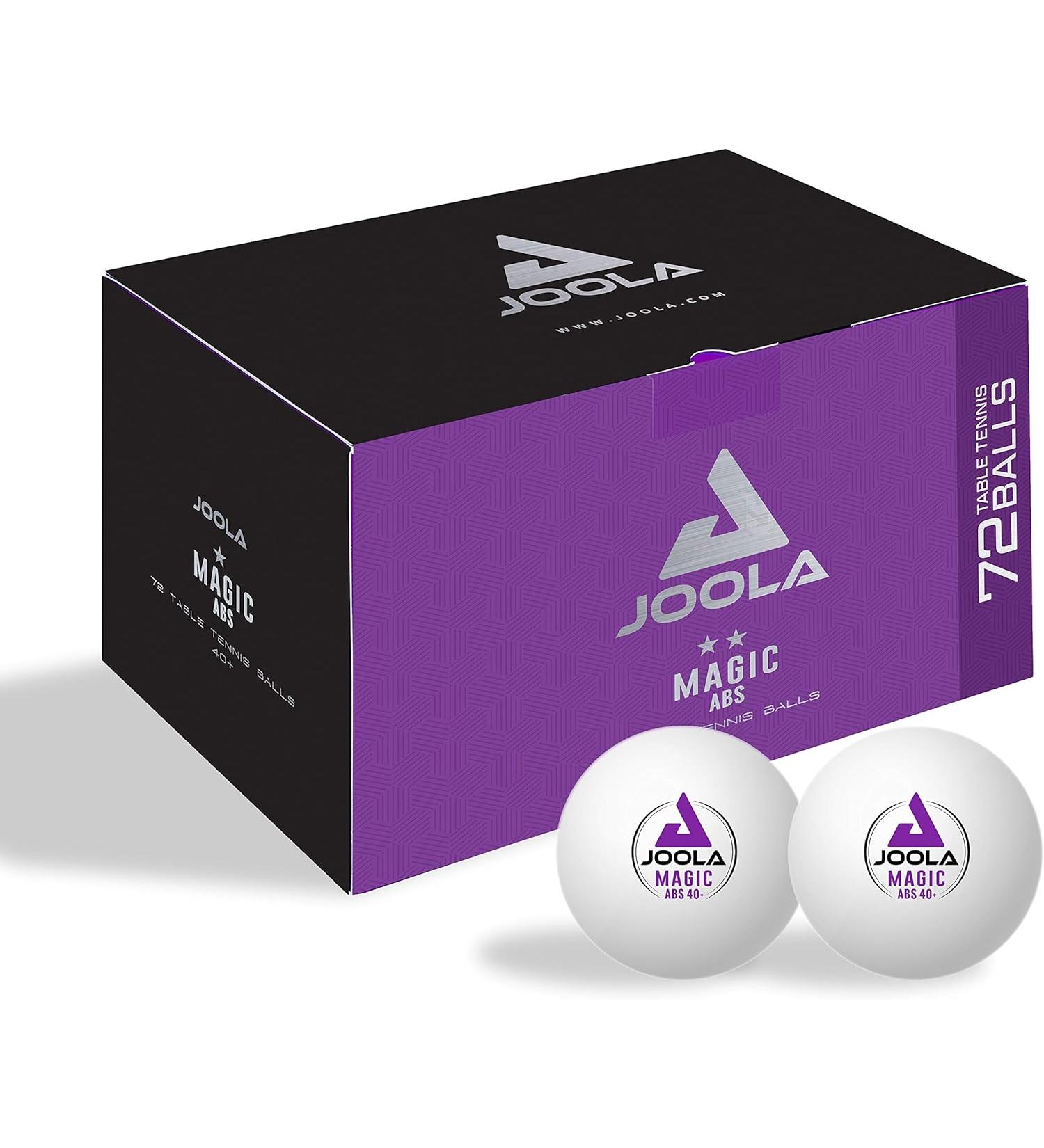 JOOLA Magic ABS 2-Star Training Table Tennis Balls - White - Buy Online on GoSupps.com