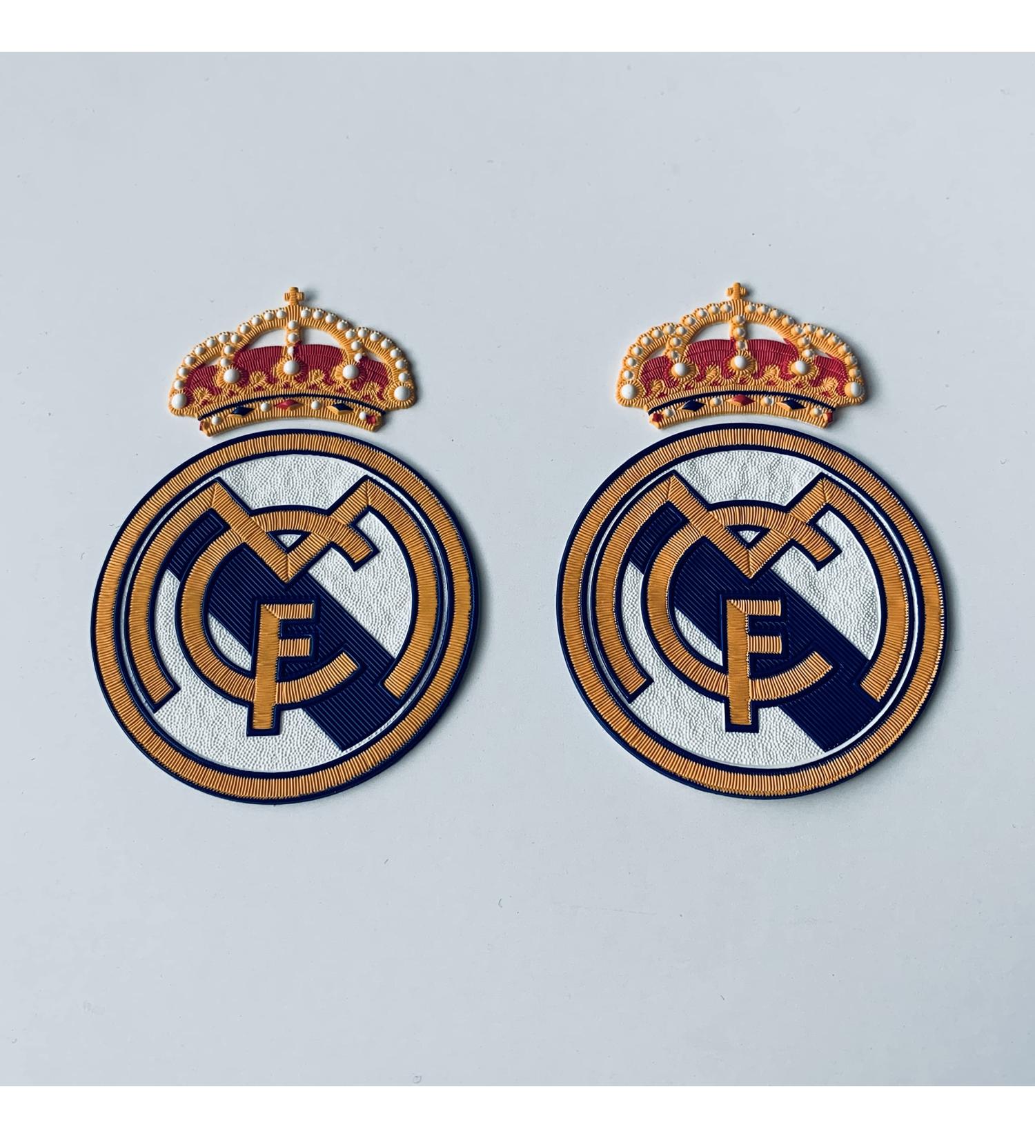 2 Piece Real Madrid Logo Badge Iron on Football Patch Bale Benzema Hazard - Buy Online on GoSupps.com