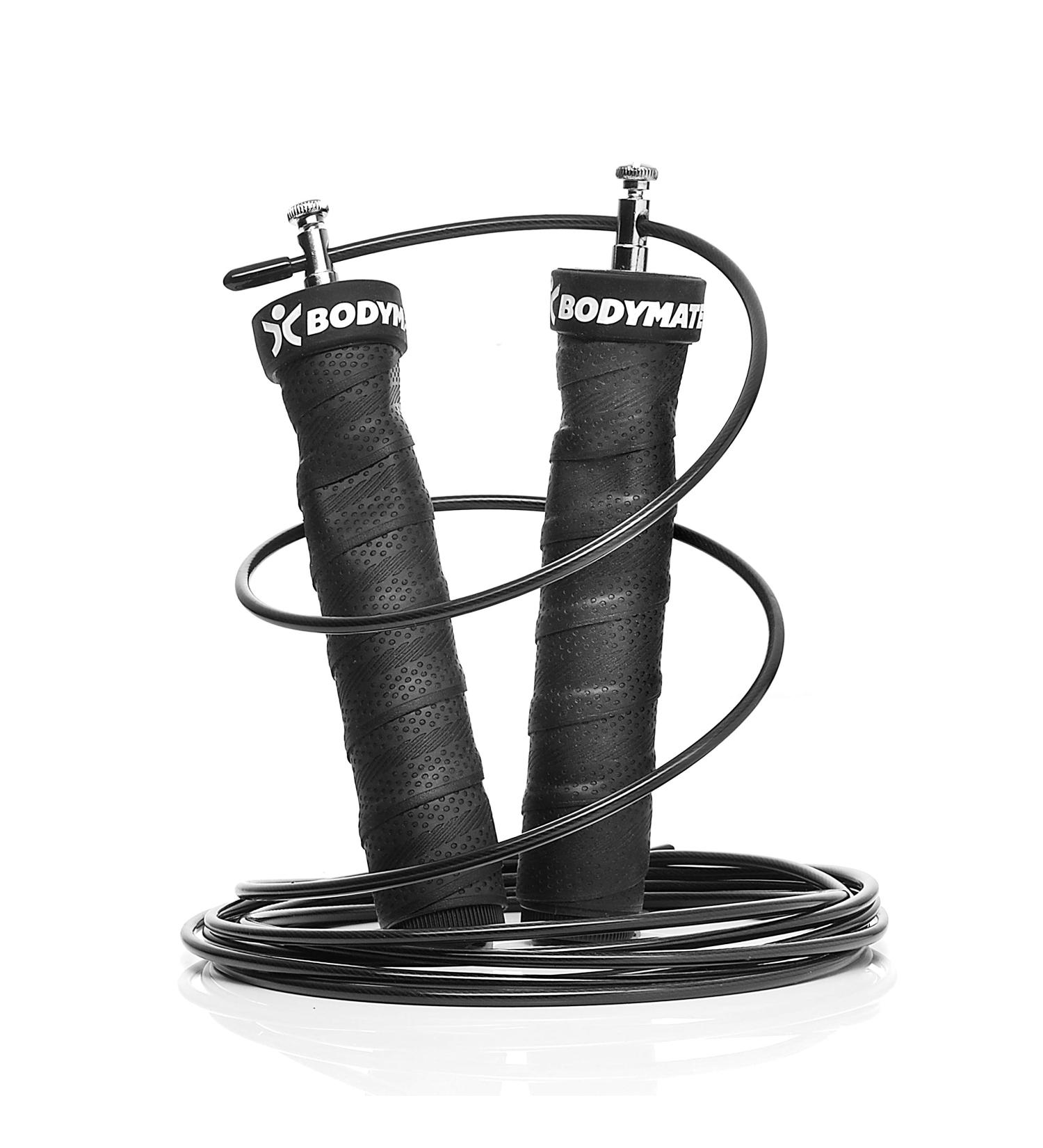 Shop BodyMate Universal Springs Rope | Anti-Slip Handles & Adjustable Steel Cables for CrossFit Boxing & Core Training - International Shipping Available - Buy Online on GoSupps.com