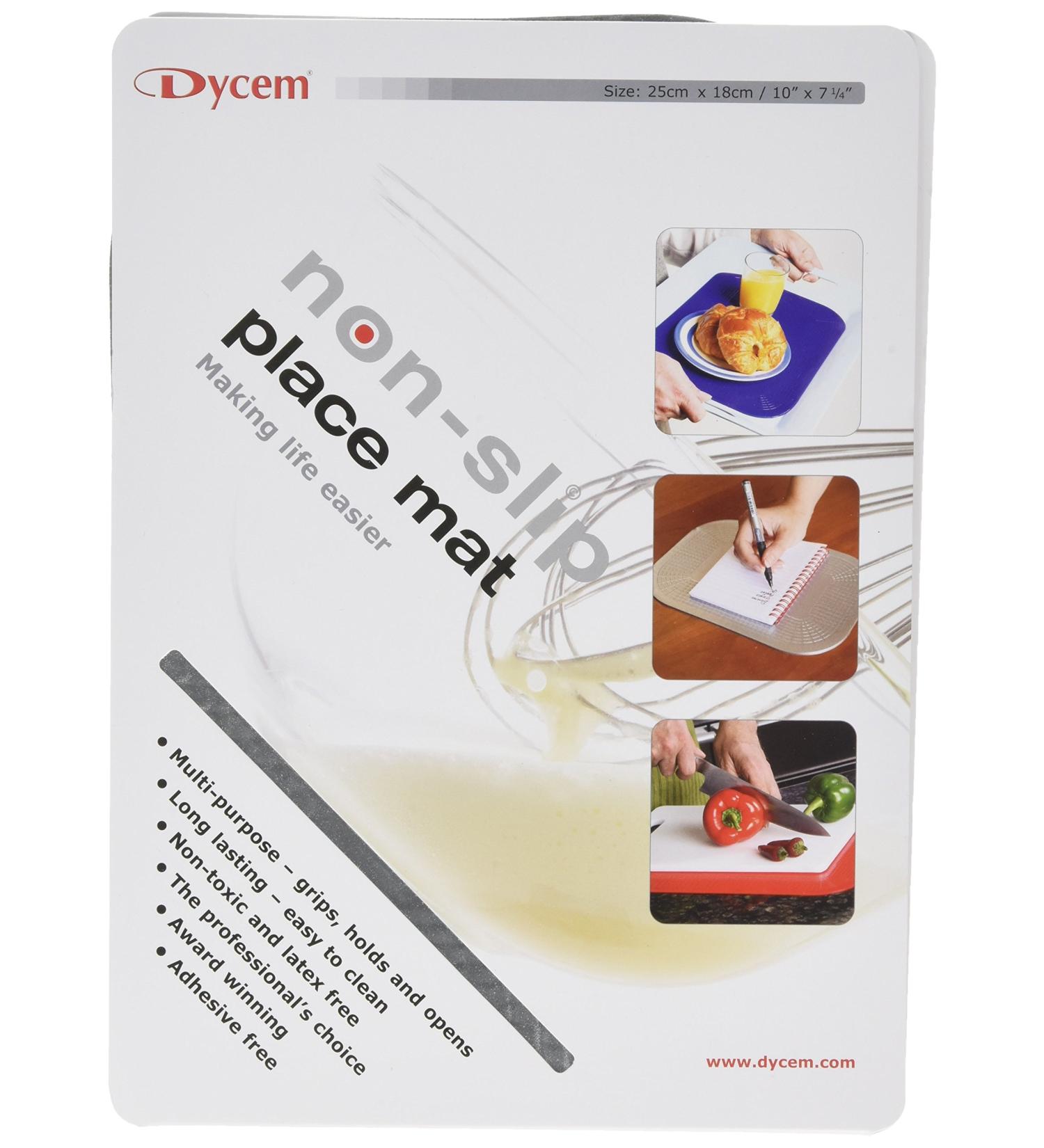 Dycem Non-Slip Pad 25x18cm - Silver - Grip Assistance for Cups & Plates - Buy Online on GoSupps.com