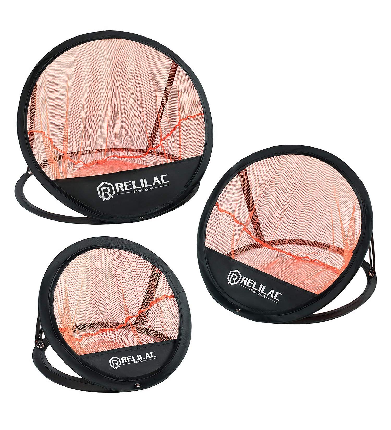 RELILAC Golf Chipping Net (3 pcs) - Indoor/Outdoor Golf Target for Backyard Practice - Ideal Gifts for Golfers of All Ages - Buy Online on GoSupps.com