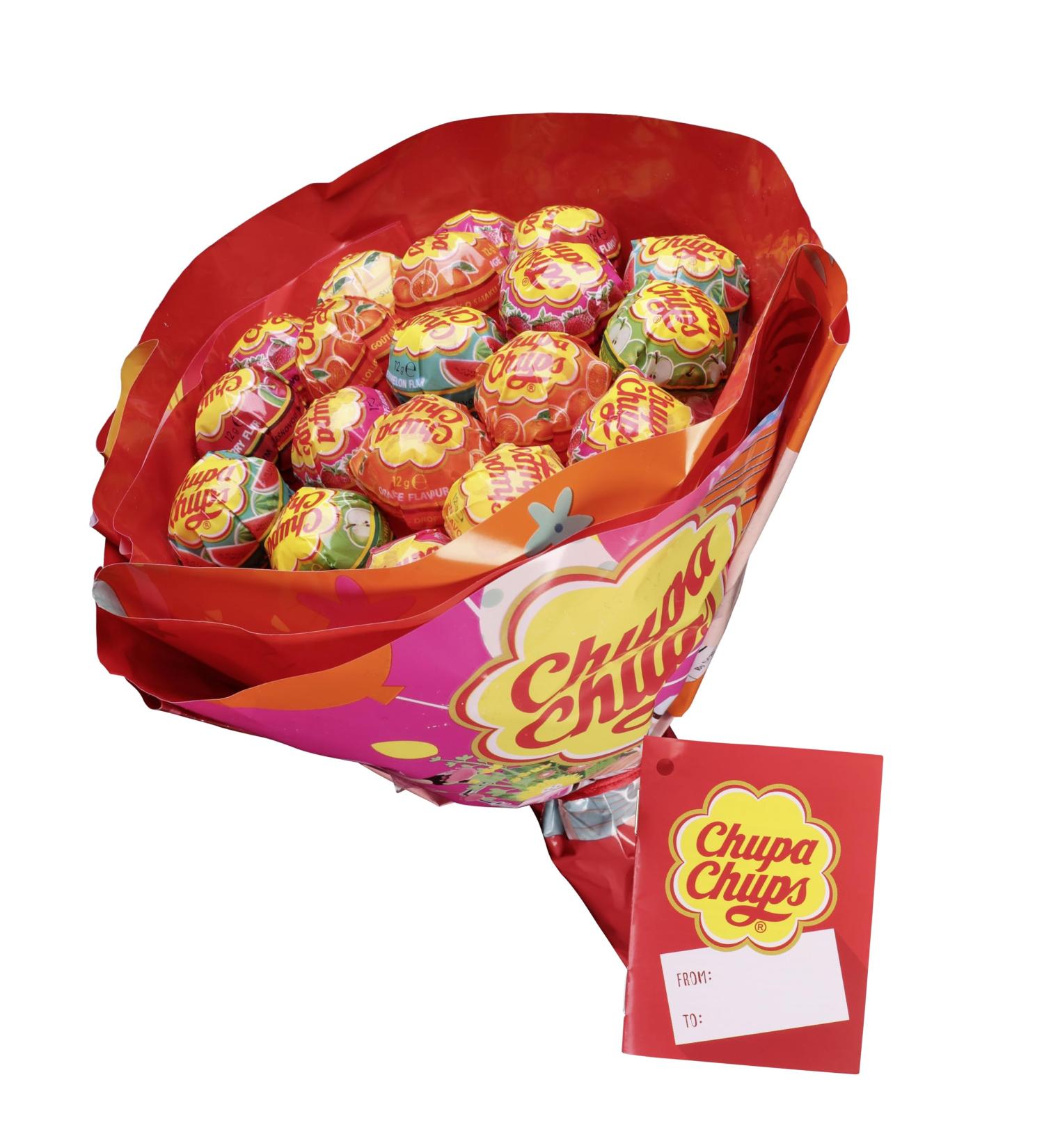 Chupa Chups Lollipop Bouquet - 19 Delicious Varieties | Perfect Gift for Birthdays Anniversaries Valentine's Day & Mother's Day - Buy Online on GoSupps.com