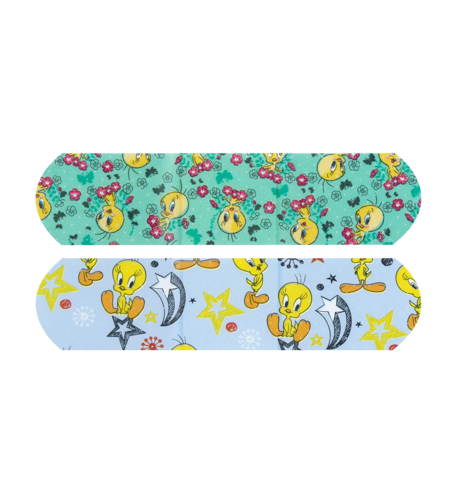 First Aid Tweety Red & Blue Bandages - 100 per Pack
