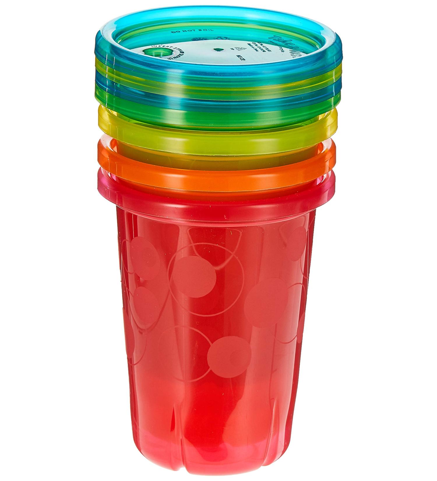 The First Years Take and Toss Spill Proof Straw Cups 10oz | Pack of 4 - Buy Online on GoSupps.com