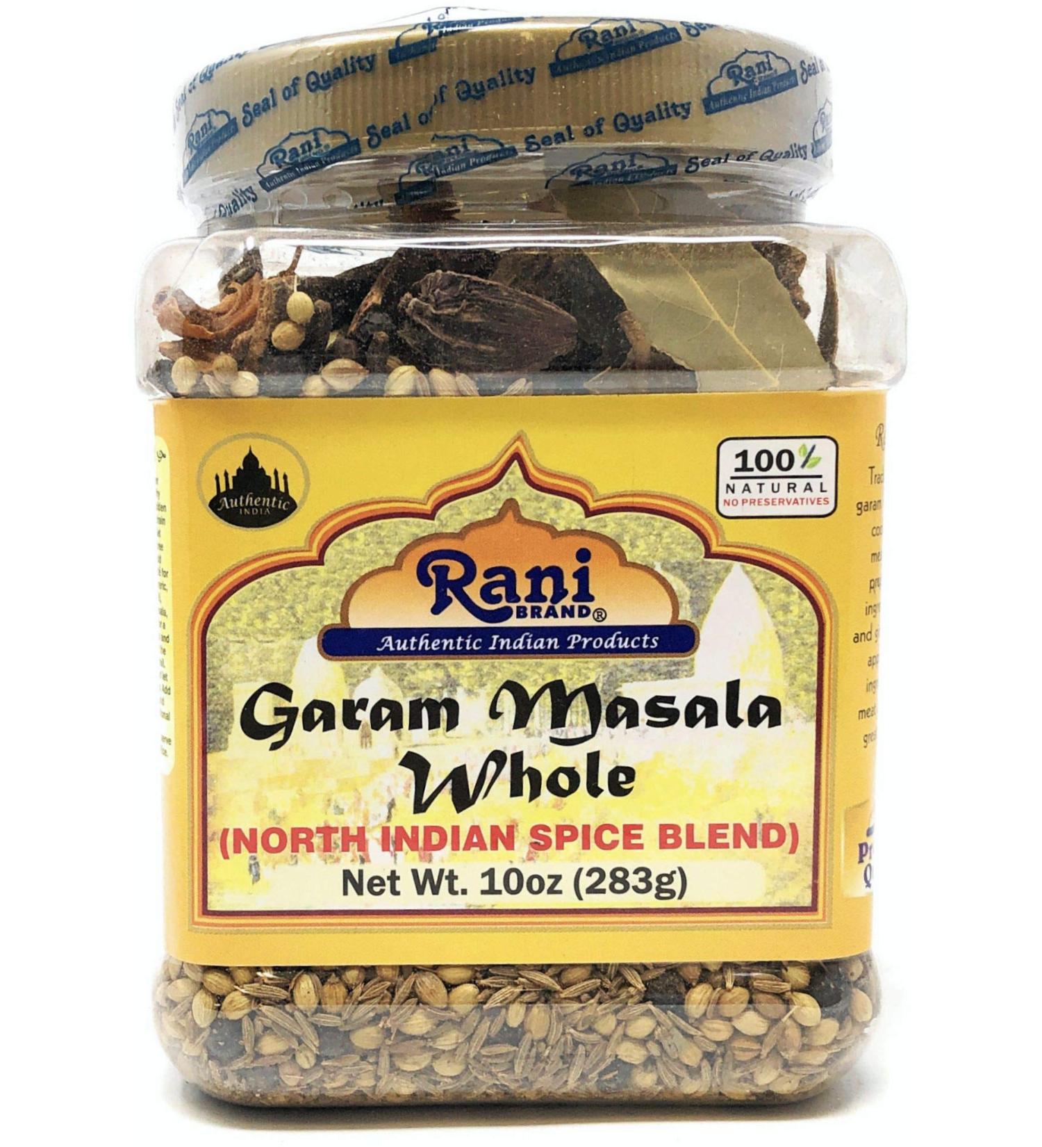 Rani Garam Masala 11 Whole Spices Blend 10oz (283g) - All Natural, Salt-Free, Vegan, Gluten-Friendly, NON-GMO - Indian Origin - Buy Online on GoSupps.com