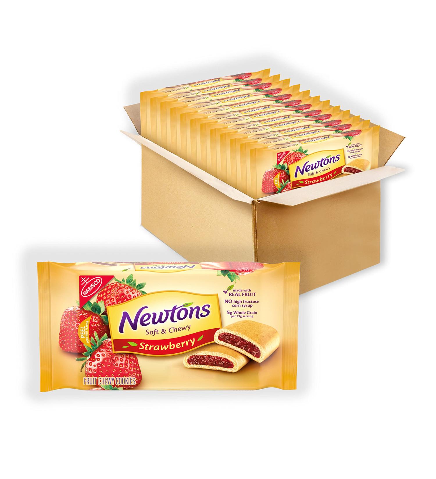 Newtons Soft & Fruit Chewy Strawberry Cookies - 12 Pack - Buy Online on GoSupps.com