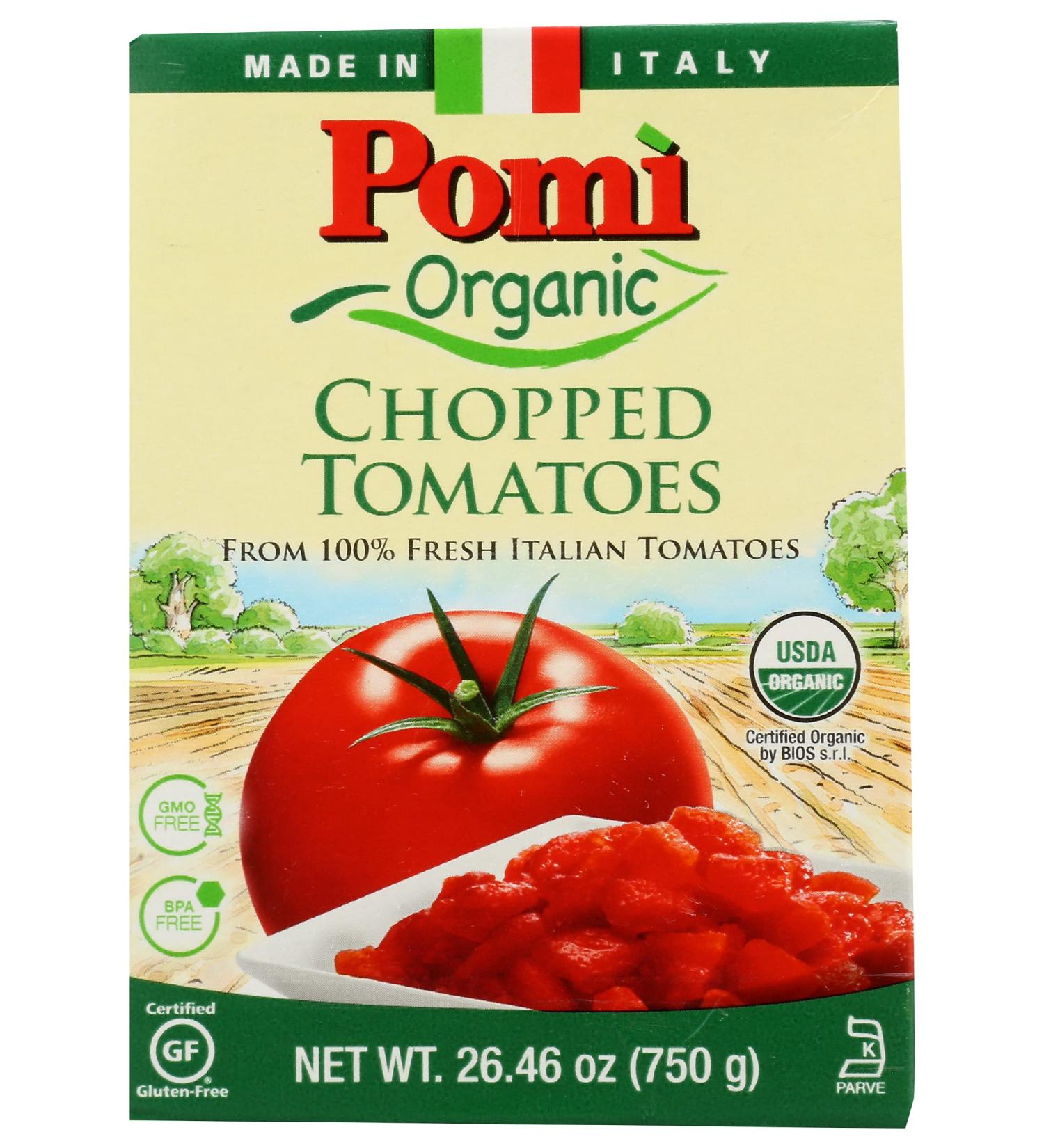Organic Chopped Tomatoes - Fresh, Natural & Ready to Use - Buy Online on GoSupps.com