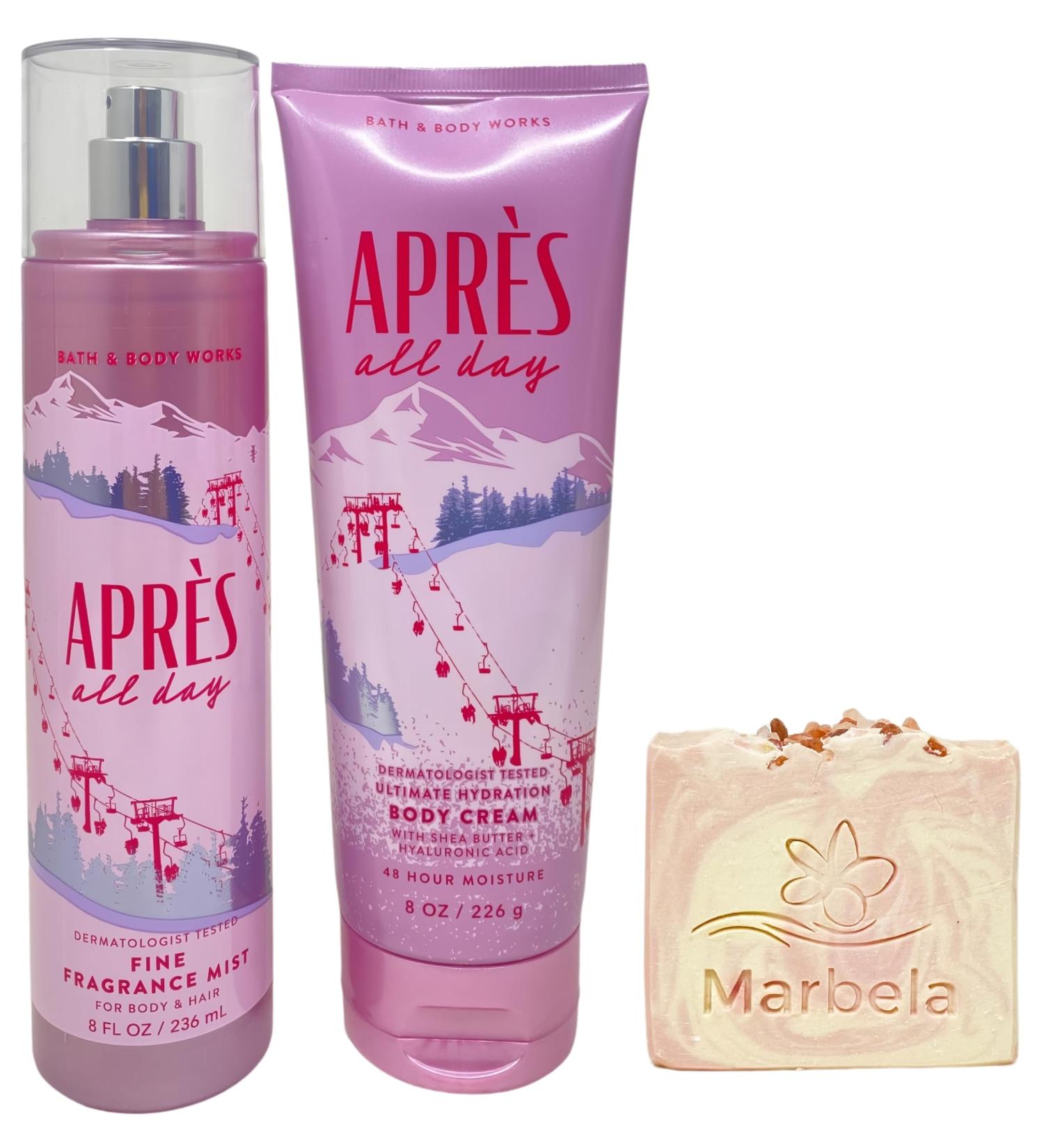 Bath & Body Works Apr s All Day Fine Fragrance Mist and Ultimate Hydration Body Cream with a Himalayan Salts Springs Bar - Buy Online on GoSupps.com
