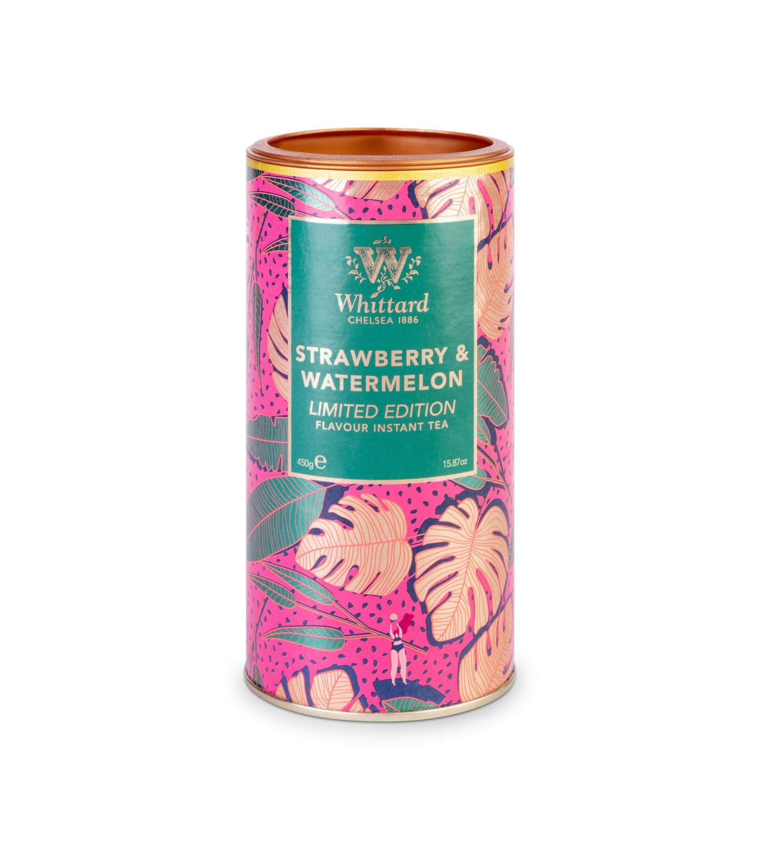 Whittard Limited Edition Strawberry and Watermelon Flavor Instant Tea 450g