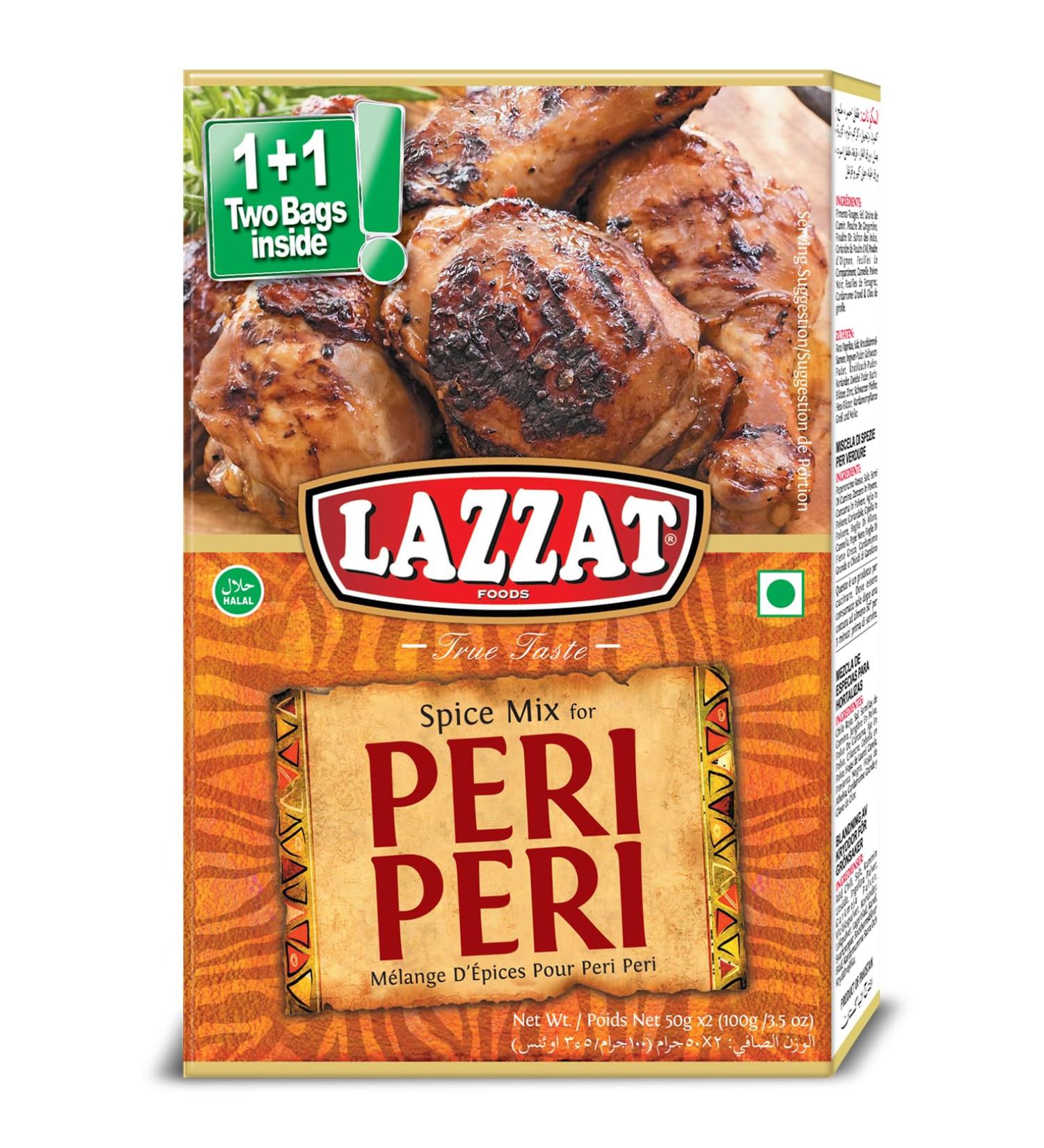 Lazzat Peri Peri Masala powder 6x100g
