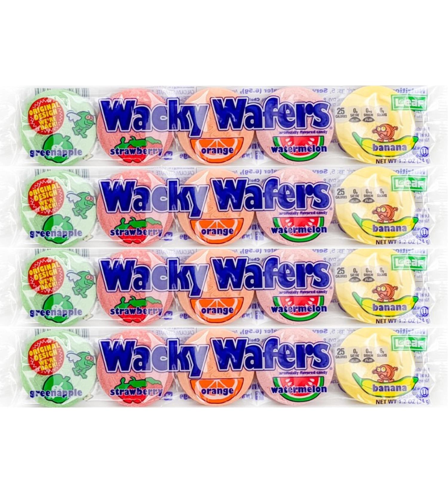Wacky Wafers - 4 count - 1.2oz Packs