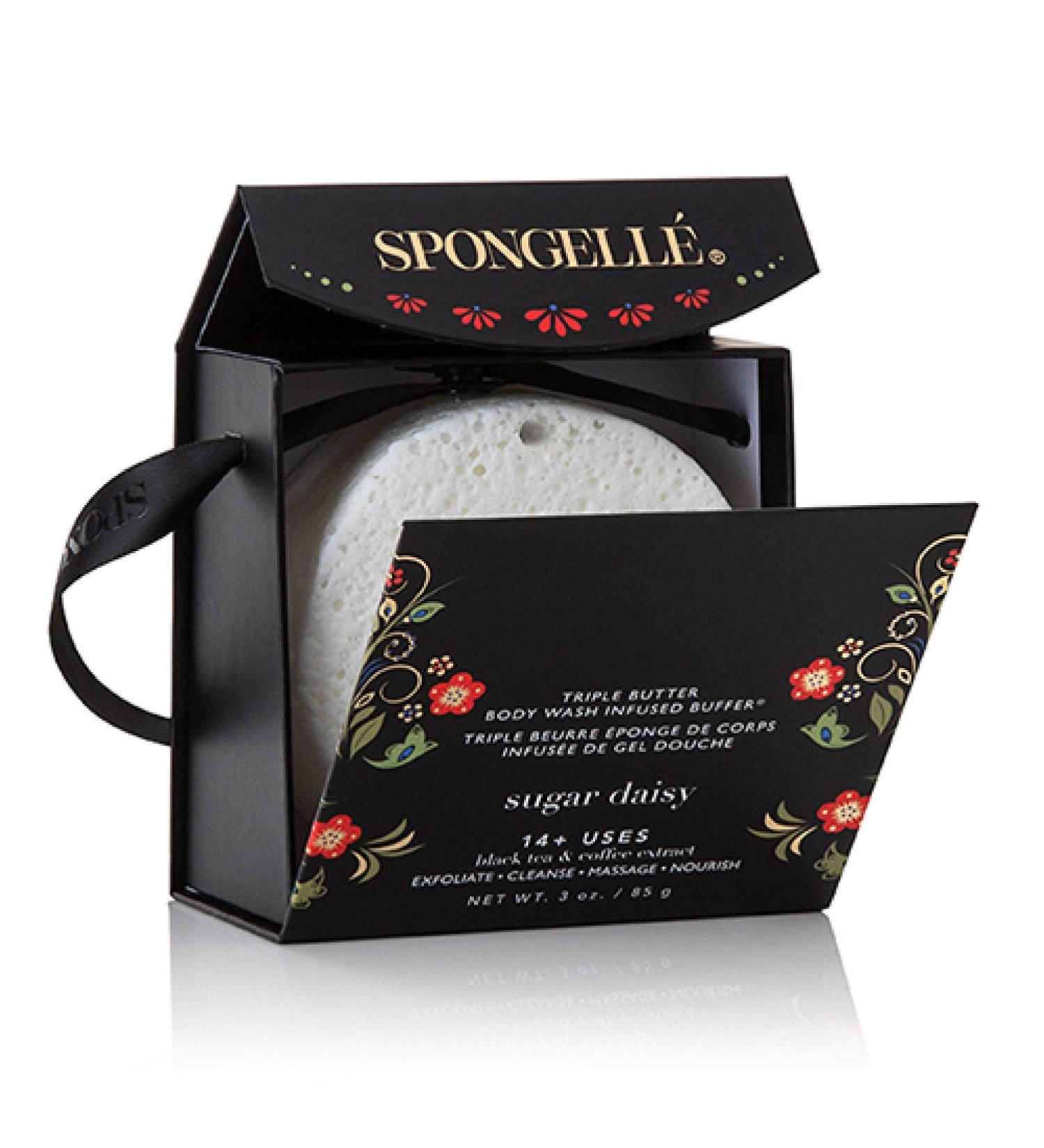 Spongell Romanticism Collection Shower Body Wash Infused Buffer Sugar Daisy