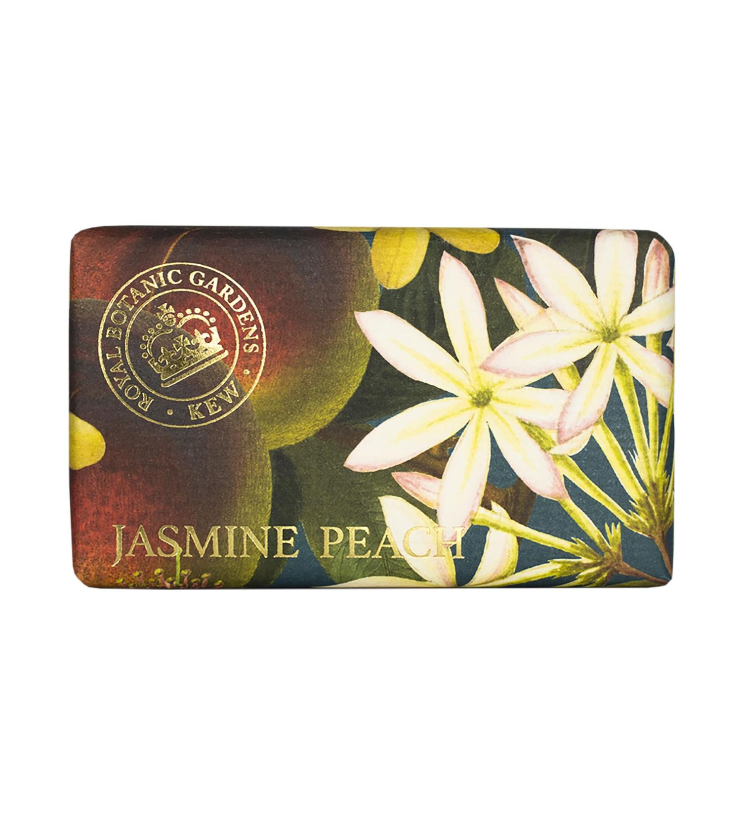 Royal Botanical Gardens Kew Jasmine Peach Luxury Shea Butter Soap 240g - Buy Online on GoSupps.com