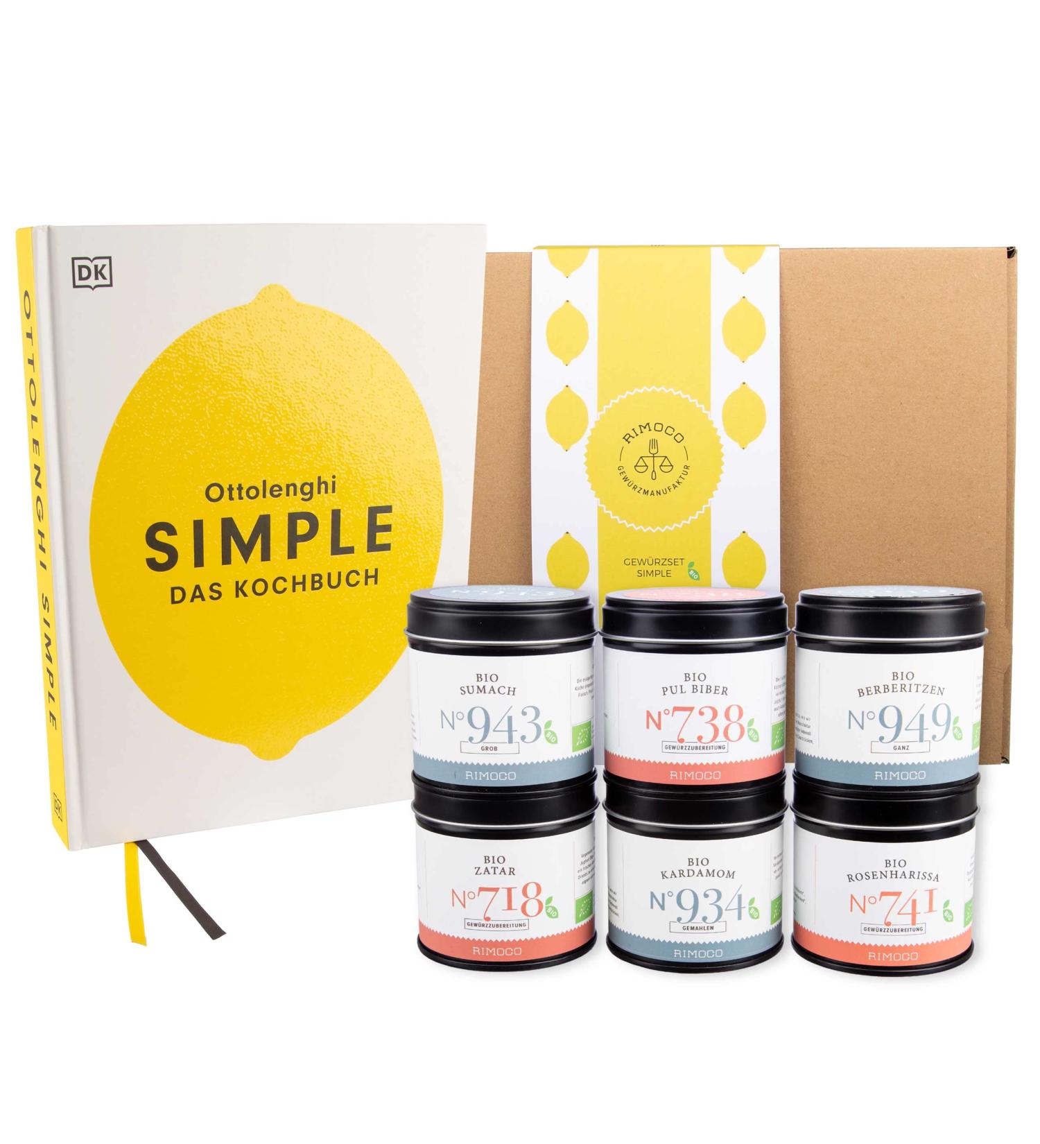 Shop the Rimoco Ottolenghi Gift Set - Includes Simple Cookbook & Premium Spices for Gourmet Cooking | International Shipping Available - Buy Online on GoSupps.com