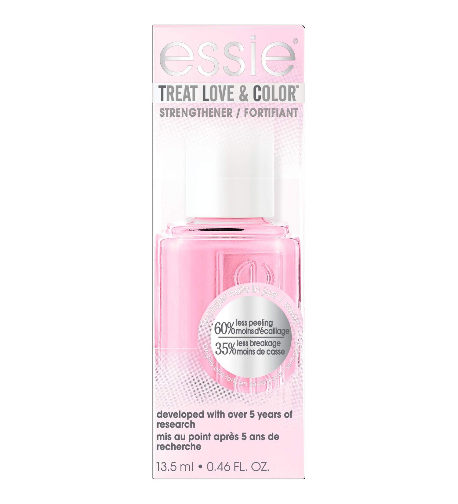 Essie Treatments - Treat Love & Color Strengthener - Power Punch Pink - 13.5 mL / 0.46 oz - Buy Online on GoSupps.com