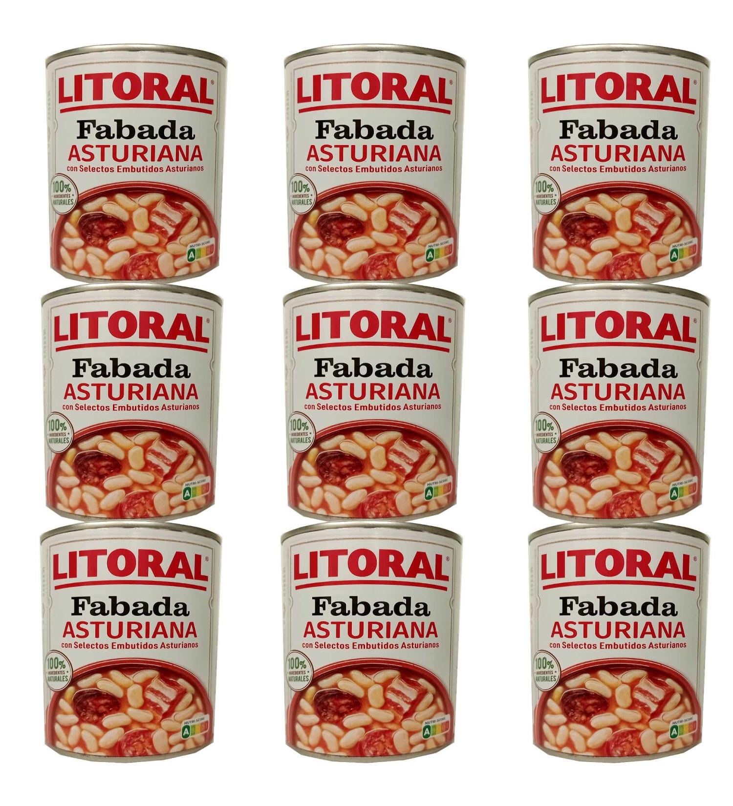 Lot of 9x Fabada Litoral 435gr
