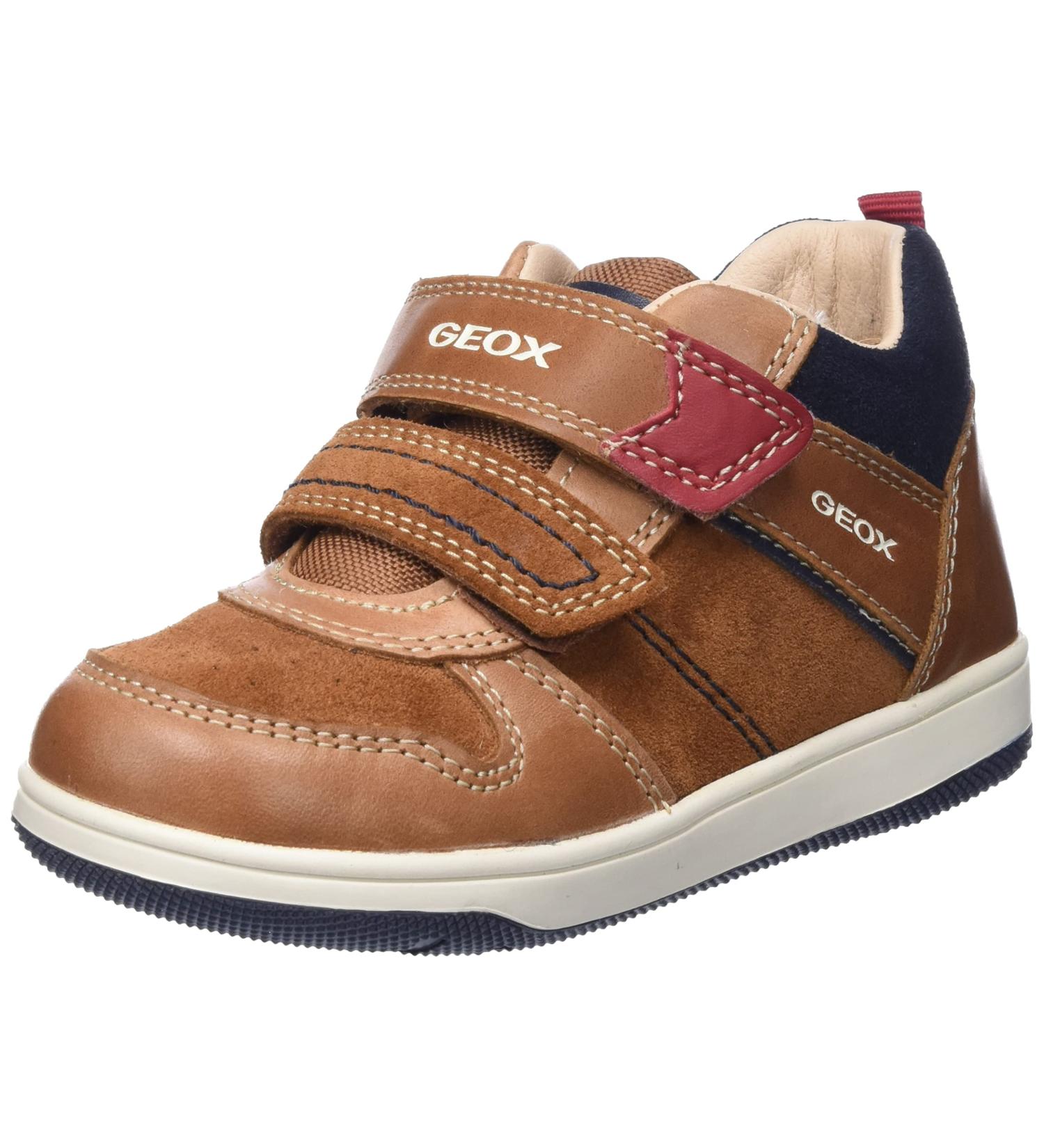 Geox Baby Girls B New Flick F Trainers 3.5 UK Child - Lt Brown Navy | Stylish and Comfortable Shoes for Little Ones - Buy Online on GoSupps.com
