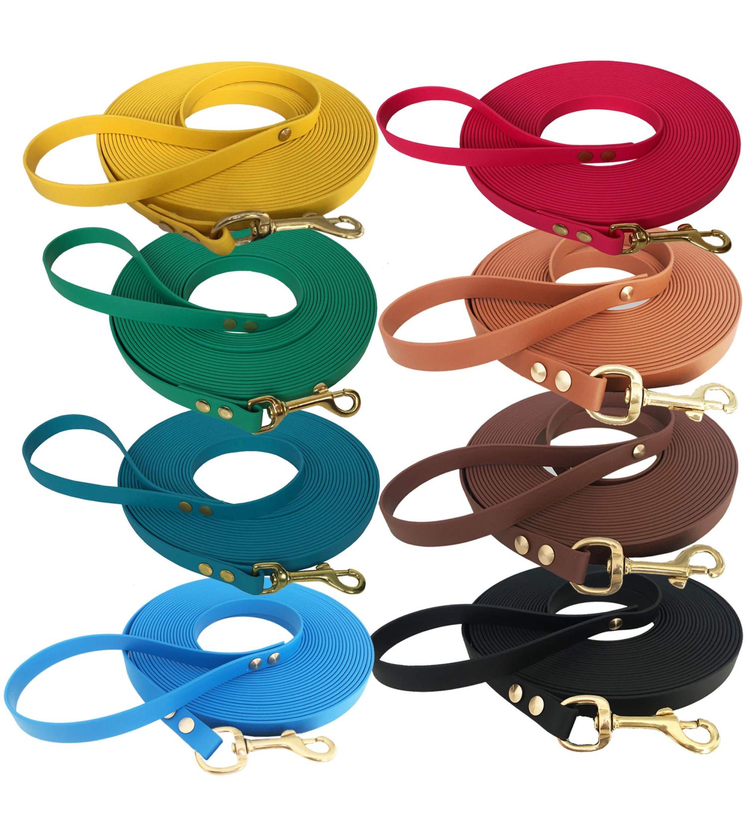 Bio-Line Lunge Softlone - 16mm Biothane Lunging Line with Hand Loop for Equestrian Sport - 5m Black - Buy Online on GoSupps.com