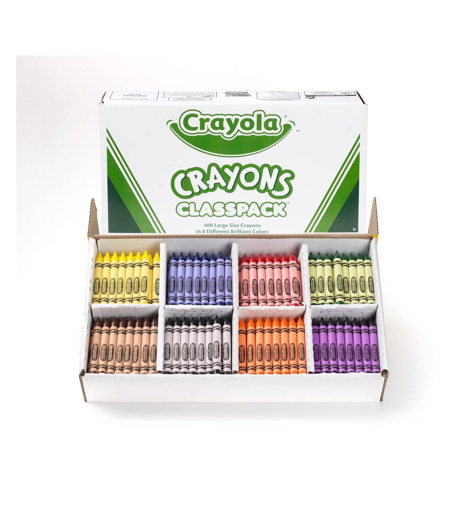 Crayola Crayon Classpack - 400ct Large Bulk Crayons for Classroom School Supplies - Buy Online on GoSupps.com