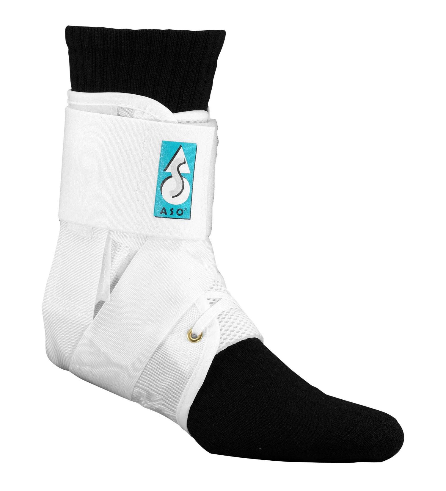 MedSpec ASO w/ Plastic Stays Ankle Brace Stabilizer White Extra Small