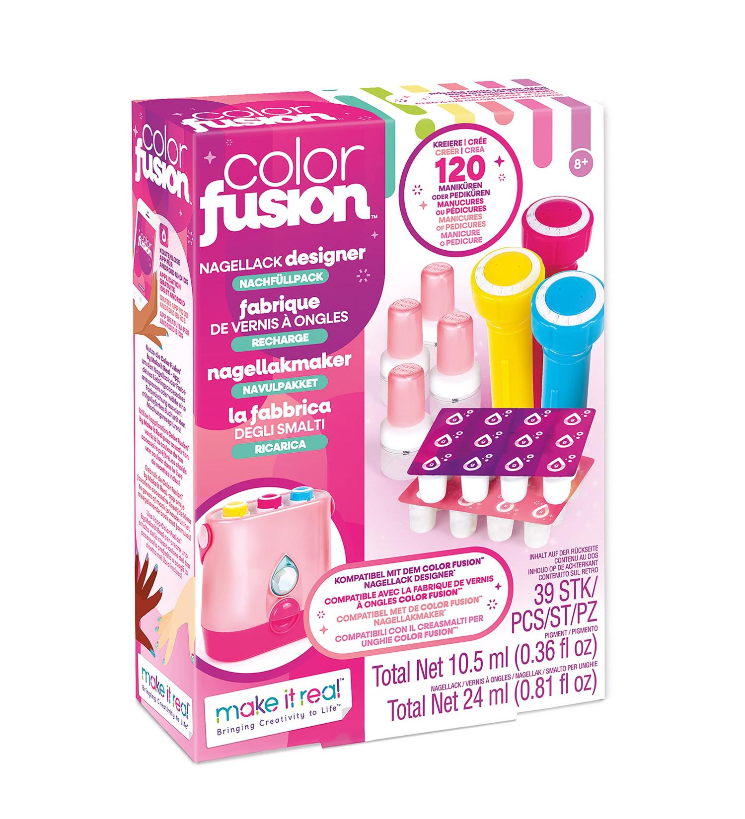 Color Fusion Nail Polish Refill Pack | Make It Real | Water-Based Children's Nail Polish Accessories - International Shipping Available - Buy Online on GoSupps.com