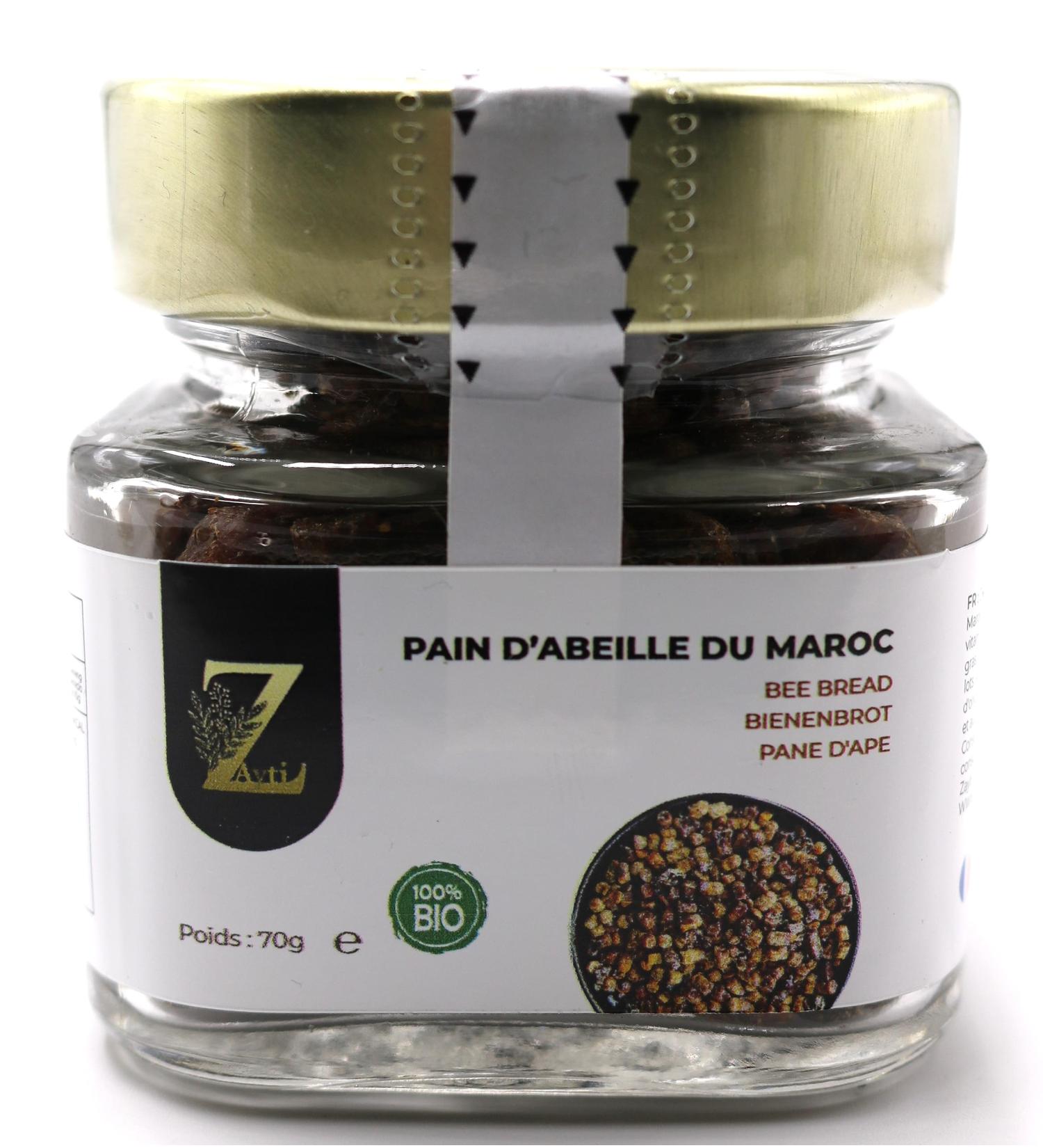 Zayti Moroccan Bee Bread 70 g no residues or additives fermented flower pollen Your Natural Elixir (70) - Buy Online on GoSupps.com