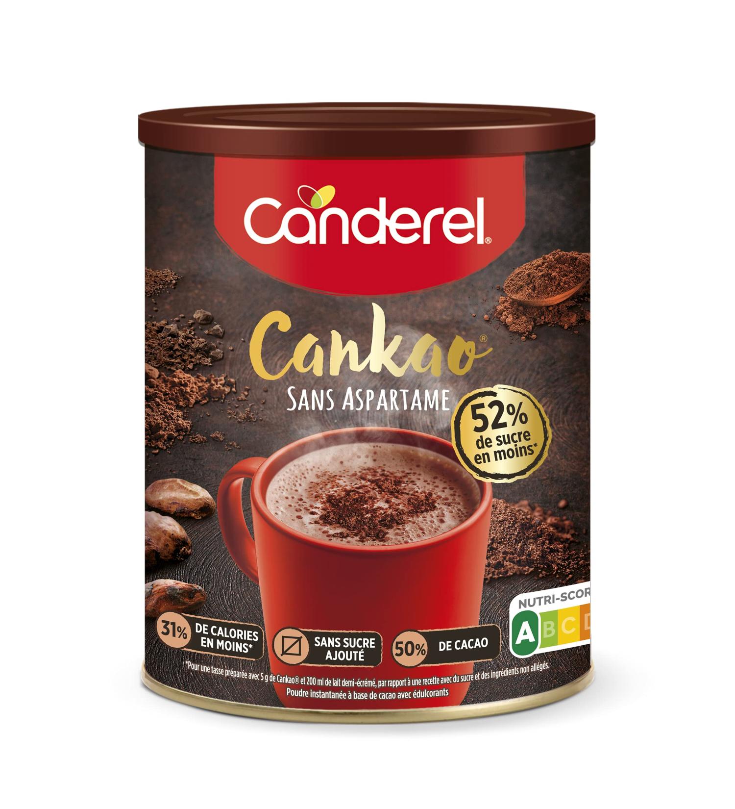  Canderel CANDEREL Cankao Cocoa Powder 38% Less Calorie Flavour Calorie Free Chocolate 250 g Box of 5 - Buy Online on GoSupps.com