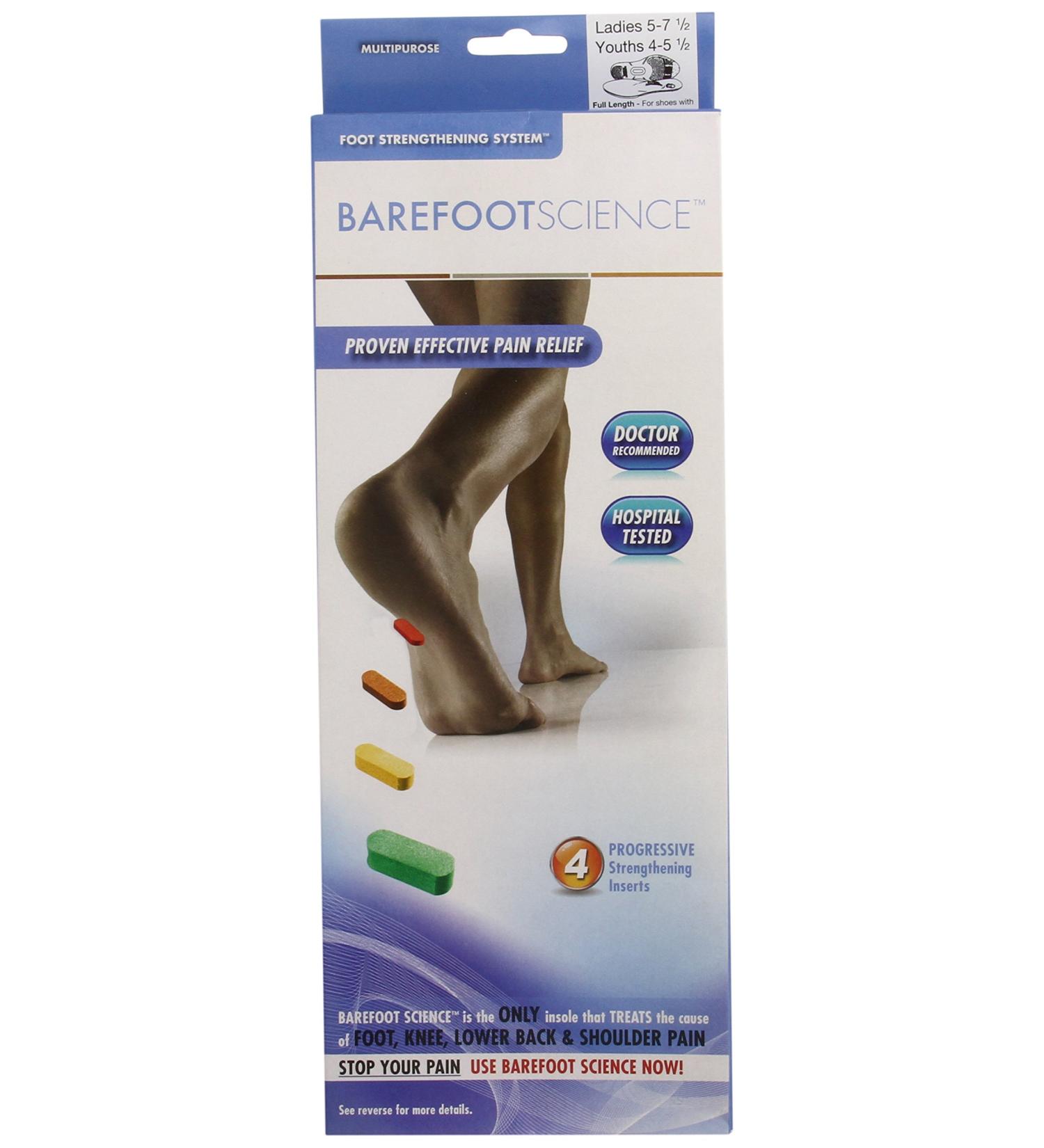 Buy Barefoot Science 4 Step Multi-Purpose Insoles - Full Length XS for Kids & Women | International Shipping Available - Buy Online on GoSupps.com