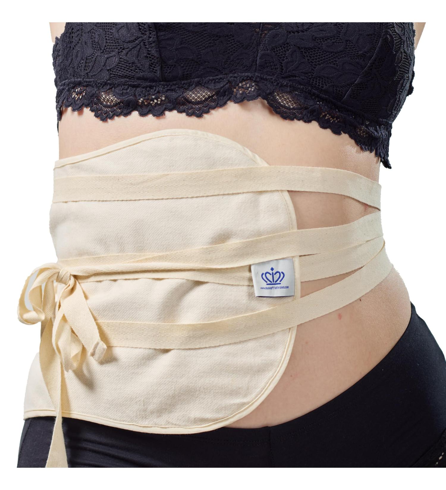 Buy QUEEN OF THE THRONES Organic Cotton Flannel Castor Oil Pack - Naturopathic Doctor Designed Reusable & Comfortable Sleep Fit Soft Ties - Buy Online on GoSupps.com