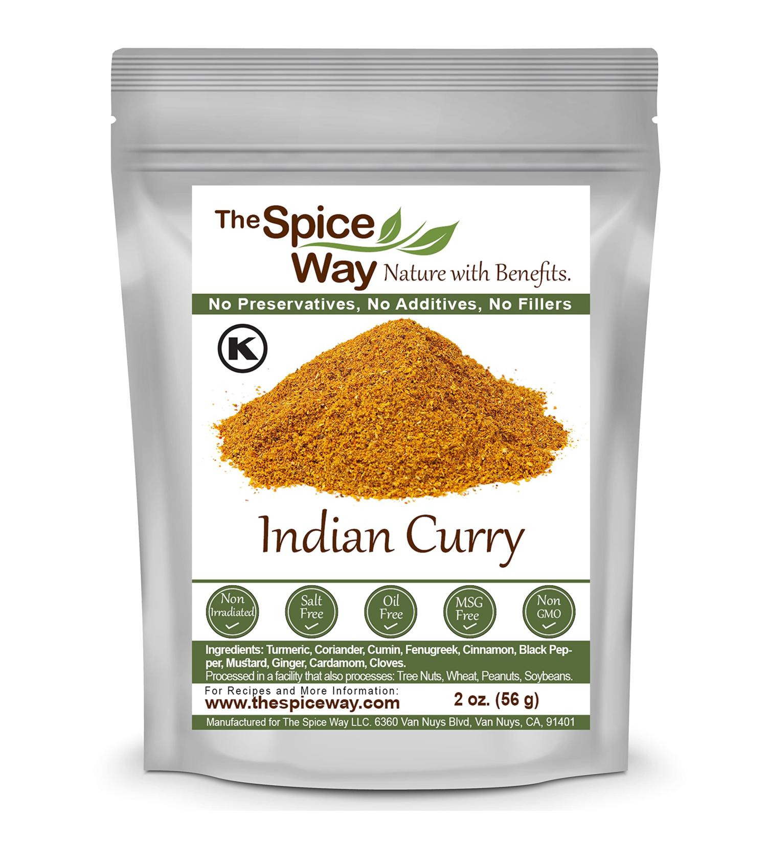The Spice Way Indian Curry Powder - Authentic Blend of 10 Spices - 2 oz - Buy Online on GoSupps.com