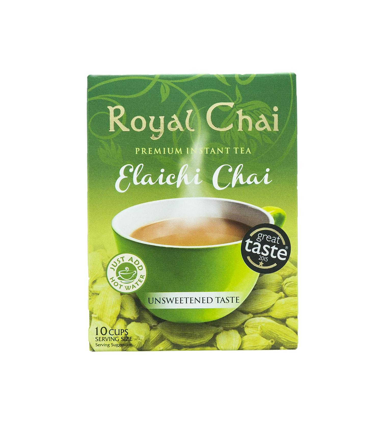 Royal Chai - Premium Instant Tea - Cardamom (unsweetened) 180g x 2