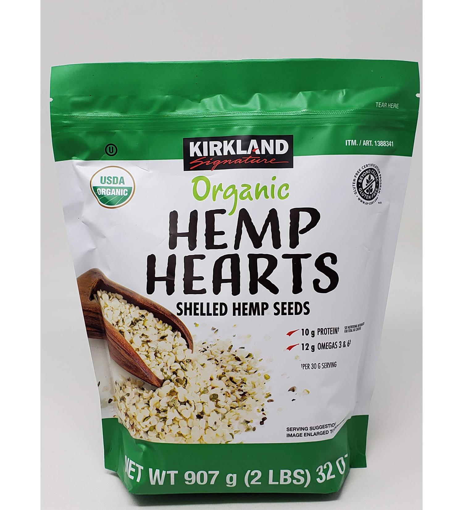 Kirkland Signature Organic Hemp Hearts Nutrient-rich Superfood for Health and Wellness - Buy Online on GoSupps.com