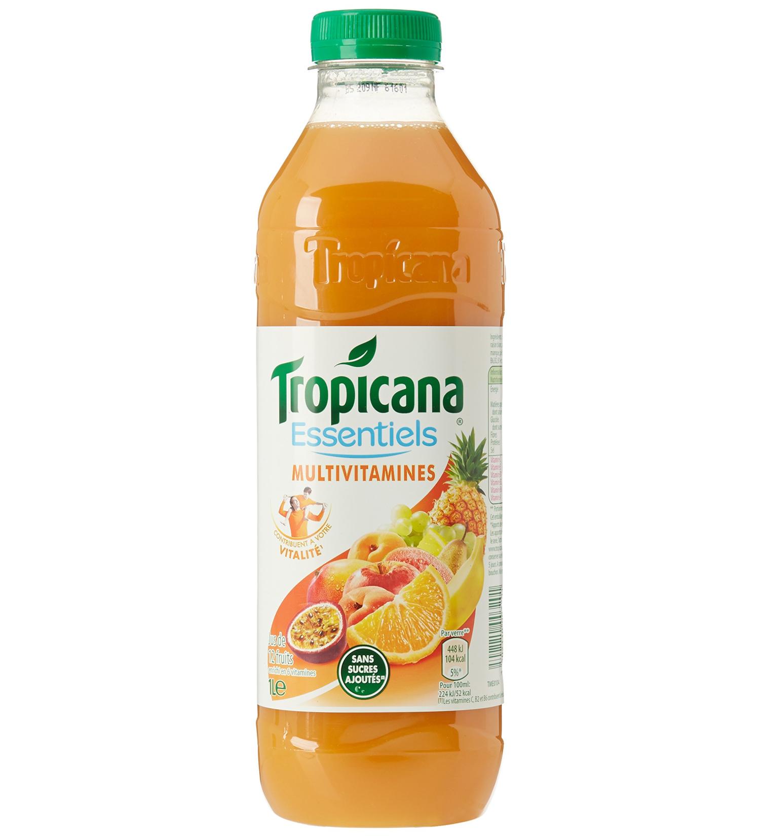 Tropicana Essentiels Jus de Fruits Press s Multivitamines 1L - Buy Online on GoSupps.com