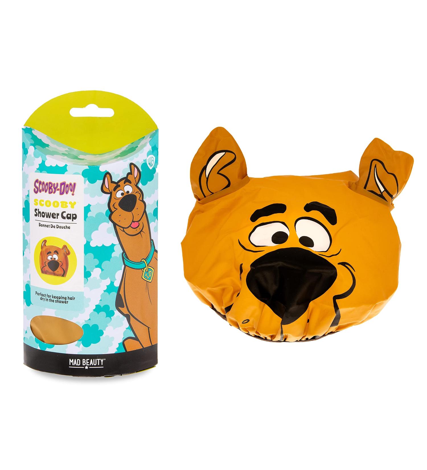 MAD BEAUTY Scooby-Doo Shower Cap - Warner Bros Childhood Cartoon Throwback for Nostalgic Shower Time - Keep Hair Dry in Bath or Shower - Buy Online on GoSupps.com