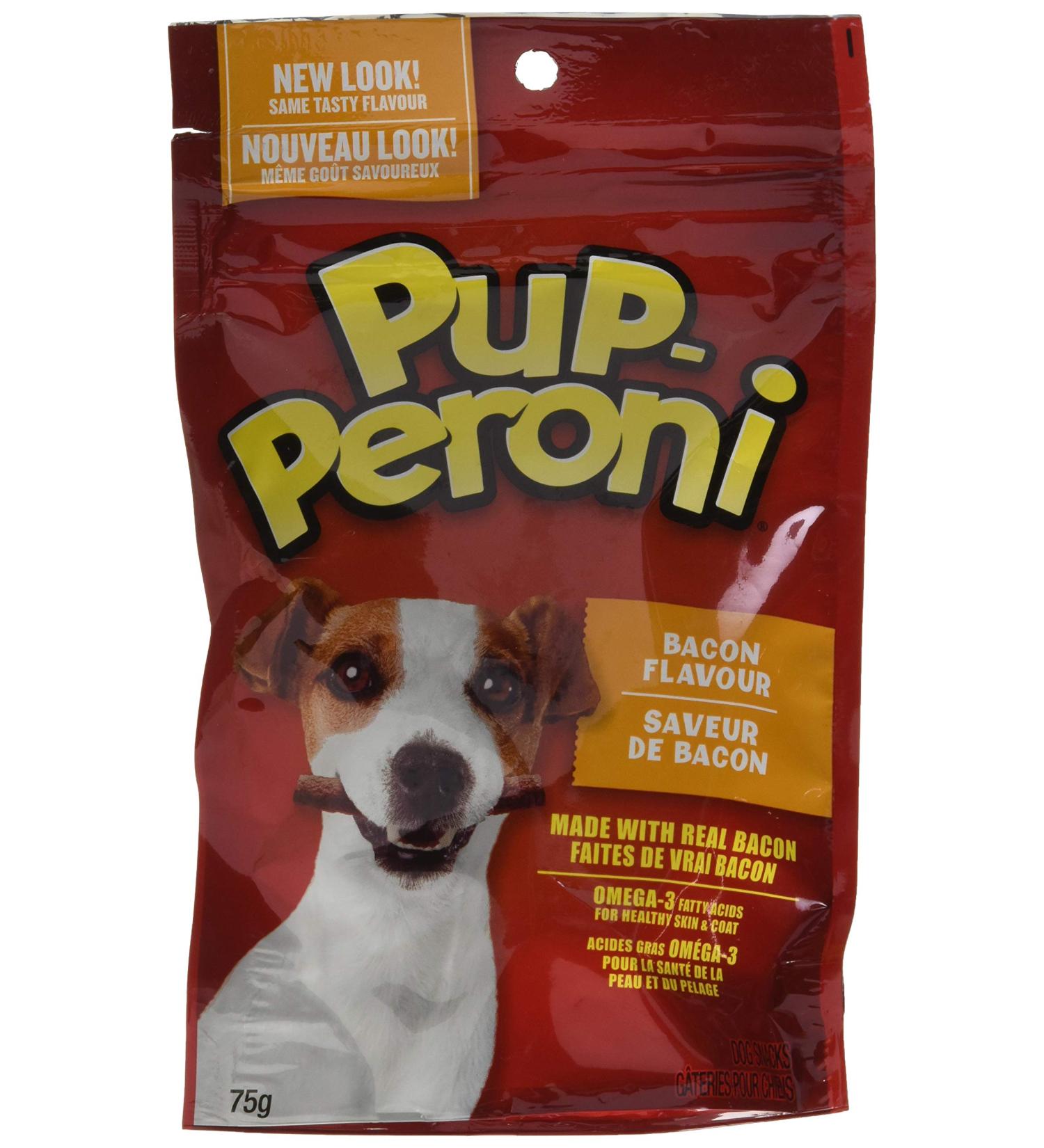 Pup-peroni Bacon Dog Snacks 75g Bacon 75g 6.25 g (Pack of 12) - Buy Online on GoSupps.com