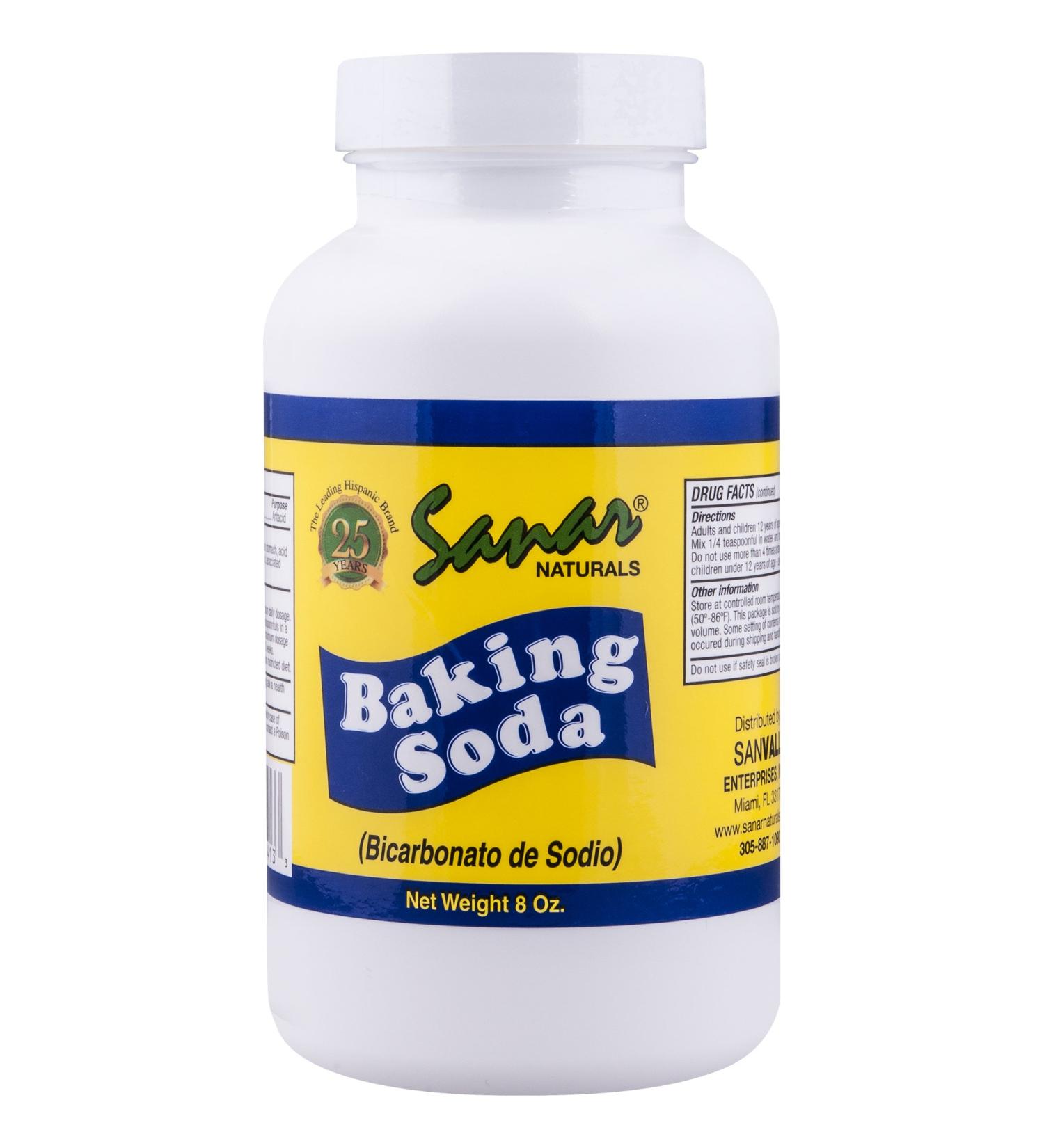 Baking Soda 8 oz - Multipurpose Cleaning and Baking Essential - Buy Online on GoSupps.com