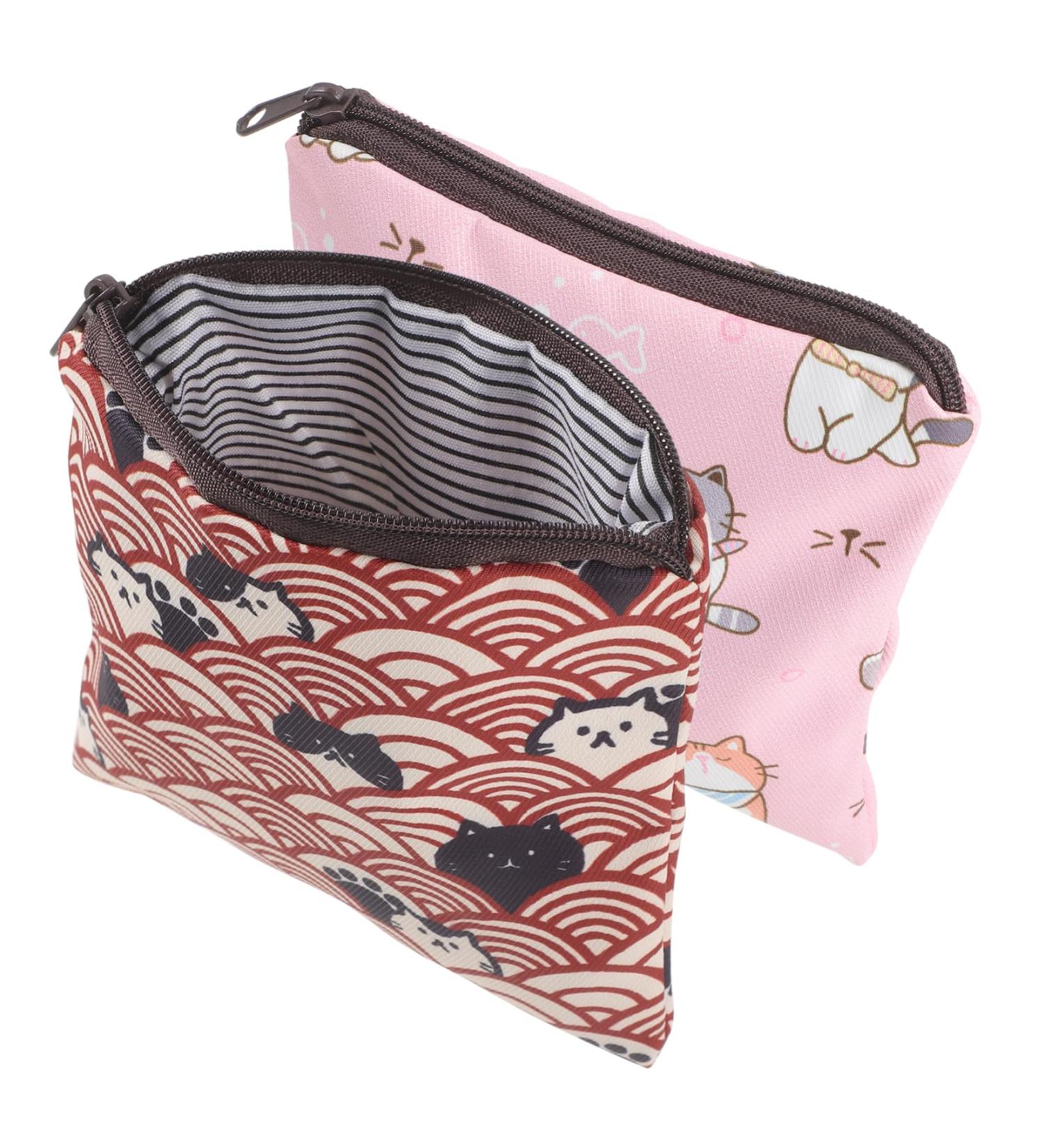 Shop Watiifufu 2-Piece Women's Tampon Organizer & Bag - Practical Periods Pocket & Bandage Holder for Travel - Buy Online on GoSupps.com