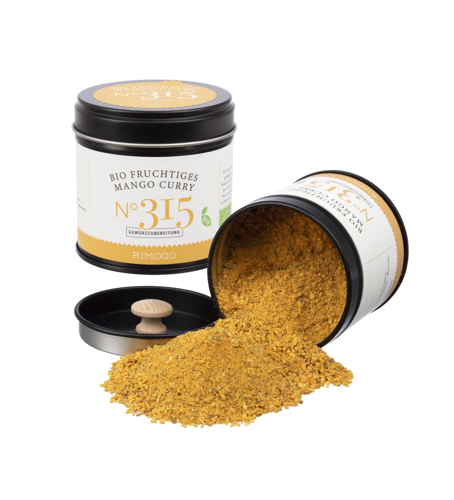 Rimoco N 315 Bio Fruity Mango Curry - Organic Sweet & Spicy Mango Flavor | 70g Elegance | DE- KO-007 | Perfect for International Shipping - Buy Online on GoSupps.com