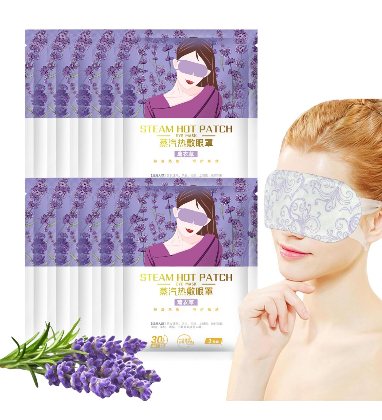 Steam Eye Mask 10 Pairs Lavender Heated Eye Mask Warm Compress for Eyes Eye Mask for Dry Eyes Self Heating Eye Mask Dry Eyes Fatigue Disposable Moist Hot Compress Eye Patch - Buy Online on GoSupps.com